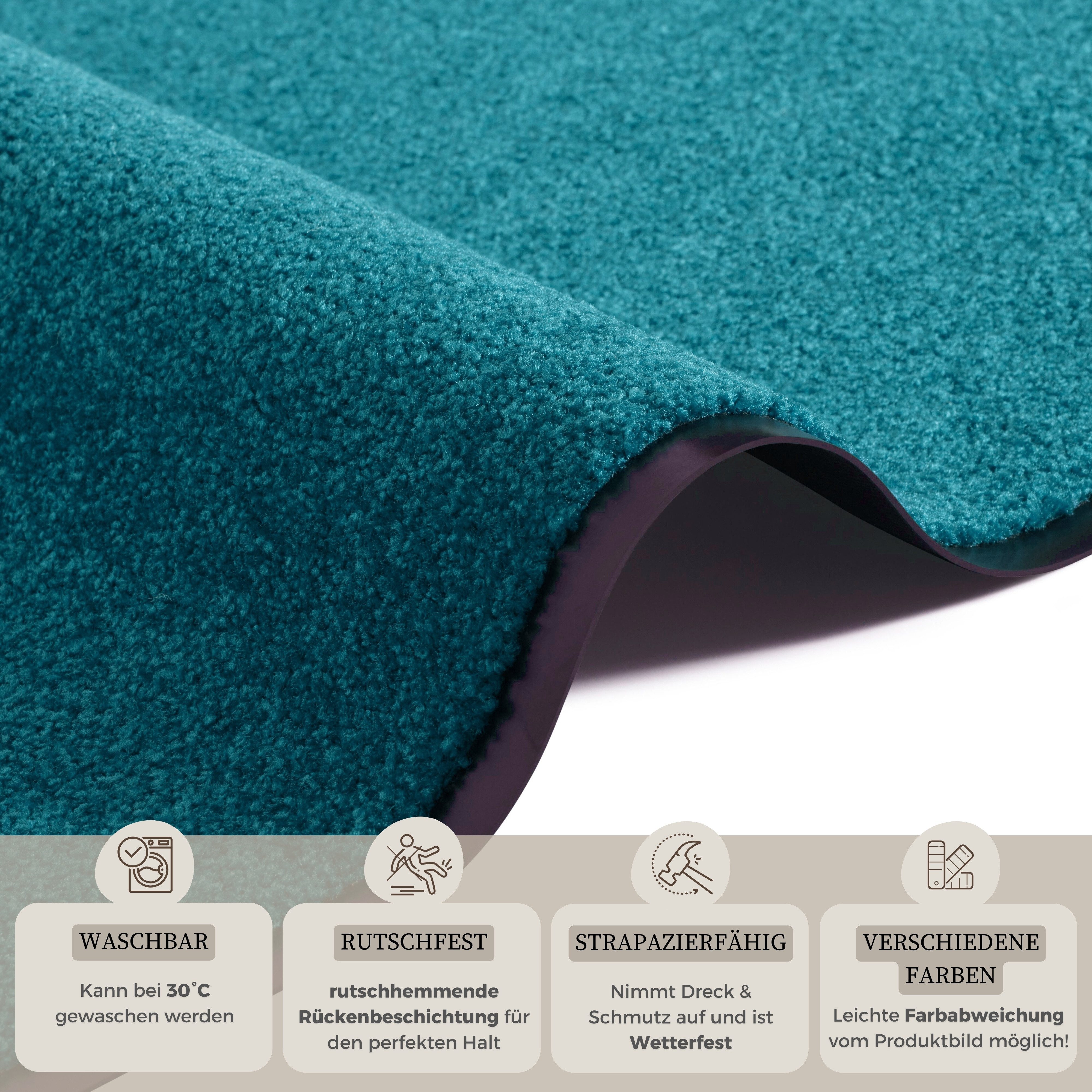 my home Mat Clean & Walk Vuilopvangmat, deurmat, in- en uitwendig, tapijt, loper, wasbaar