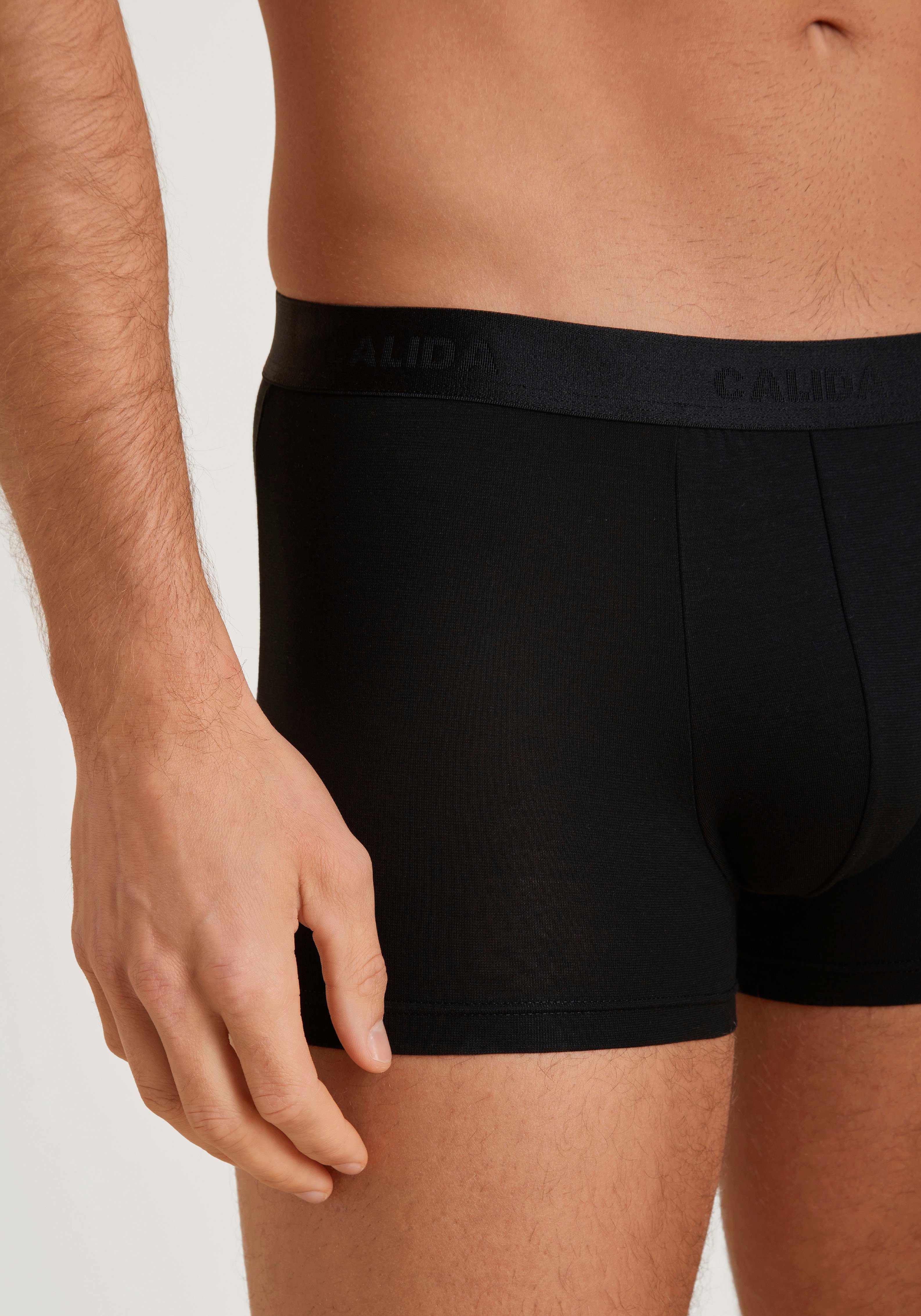 CALIDA Boxershort Evolution met logo-tekst en softband
