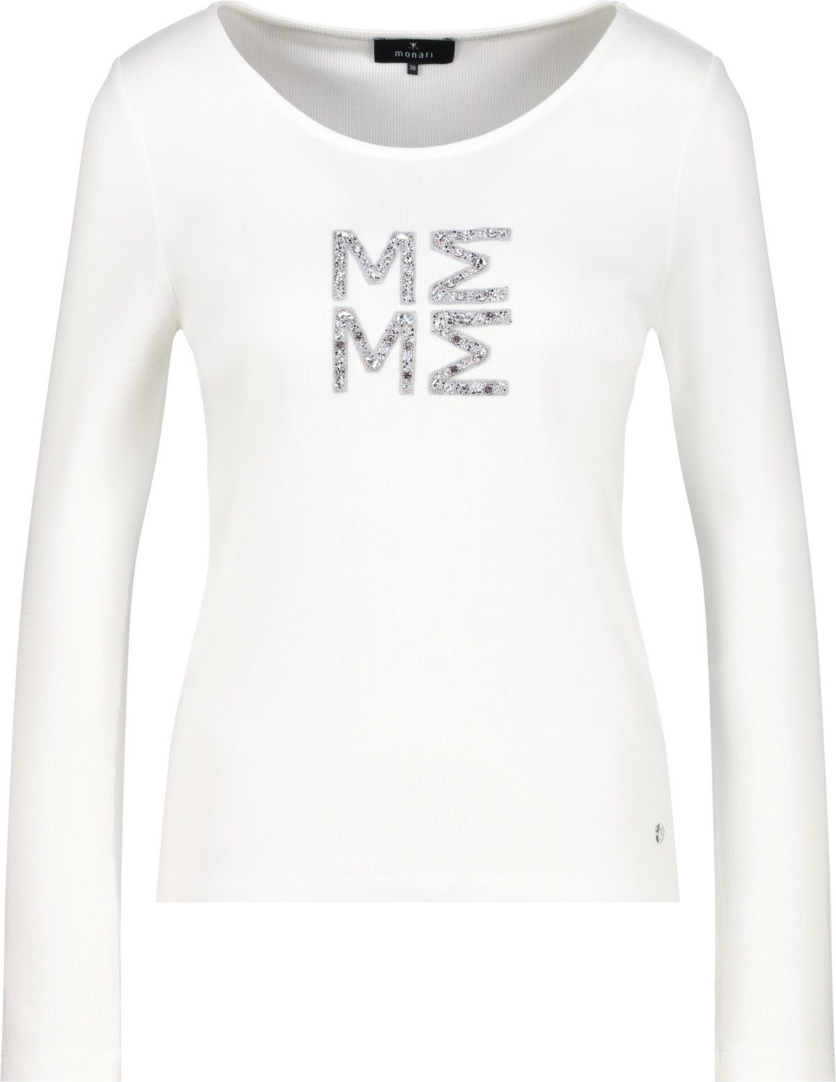 Monari Shirt met lange mouwen Shirt Rib + Sieraden