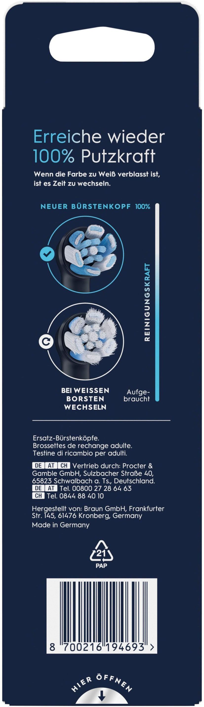 Oral B Opzetborstels Oral-B iO Ultieme Reiniging