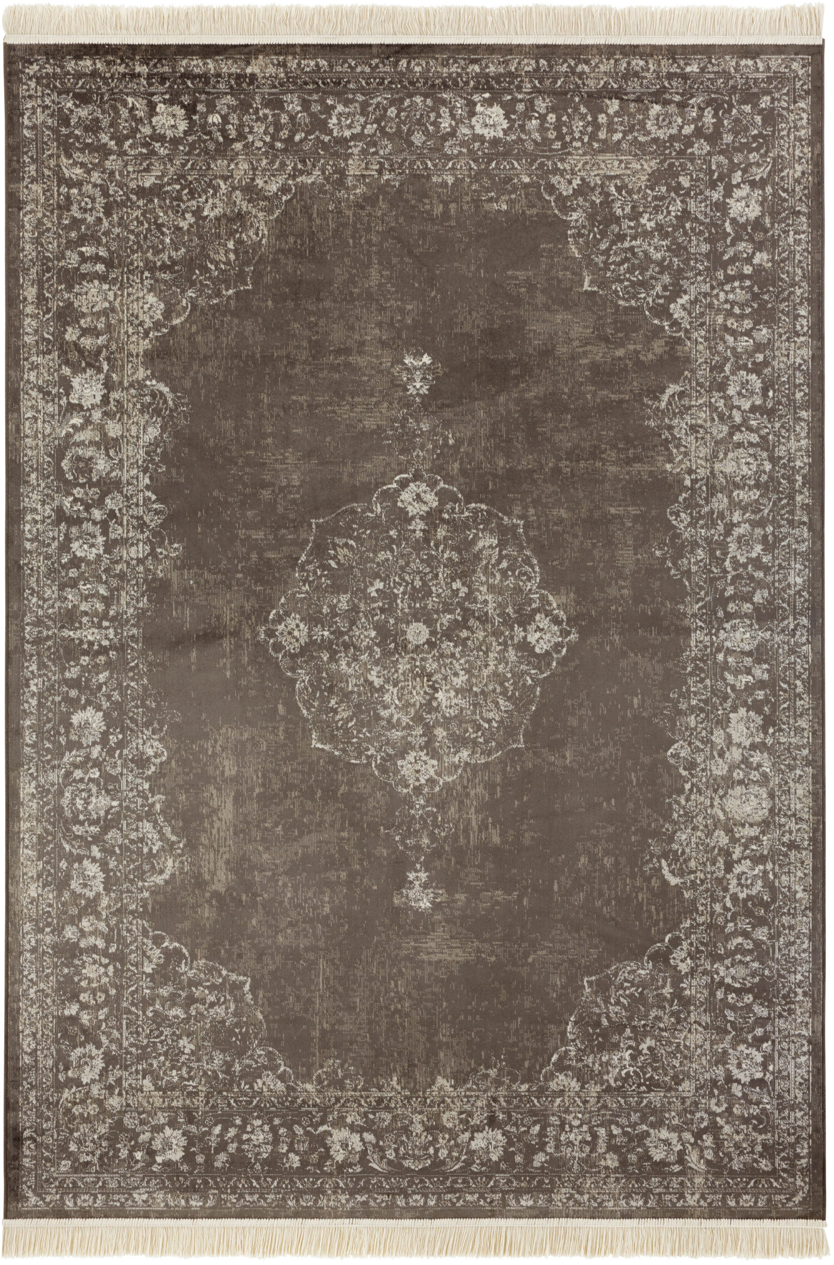 NOURISTAN Vloerkleed Orient Vintage medaillon Oriëntaals met franje, oriënt, woonkamer, slaapkamer, eetkamer