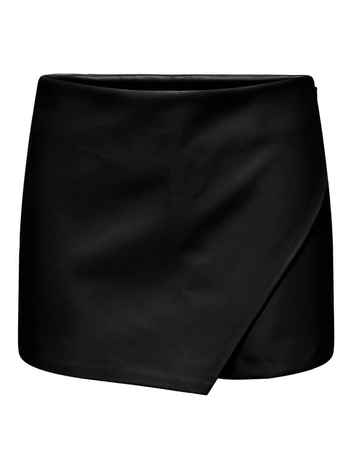 Only Broekrok ONLMIST-AMILI MW FAUX LEATH SKORT PNT