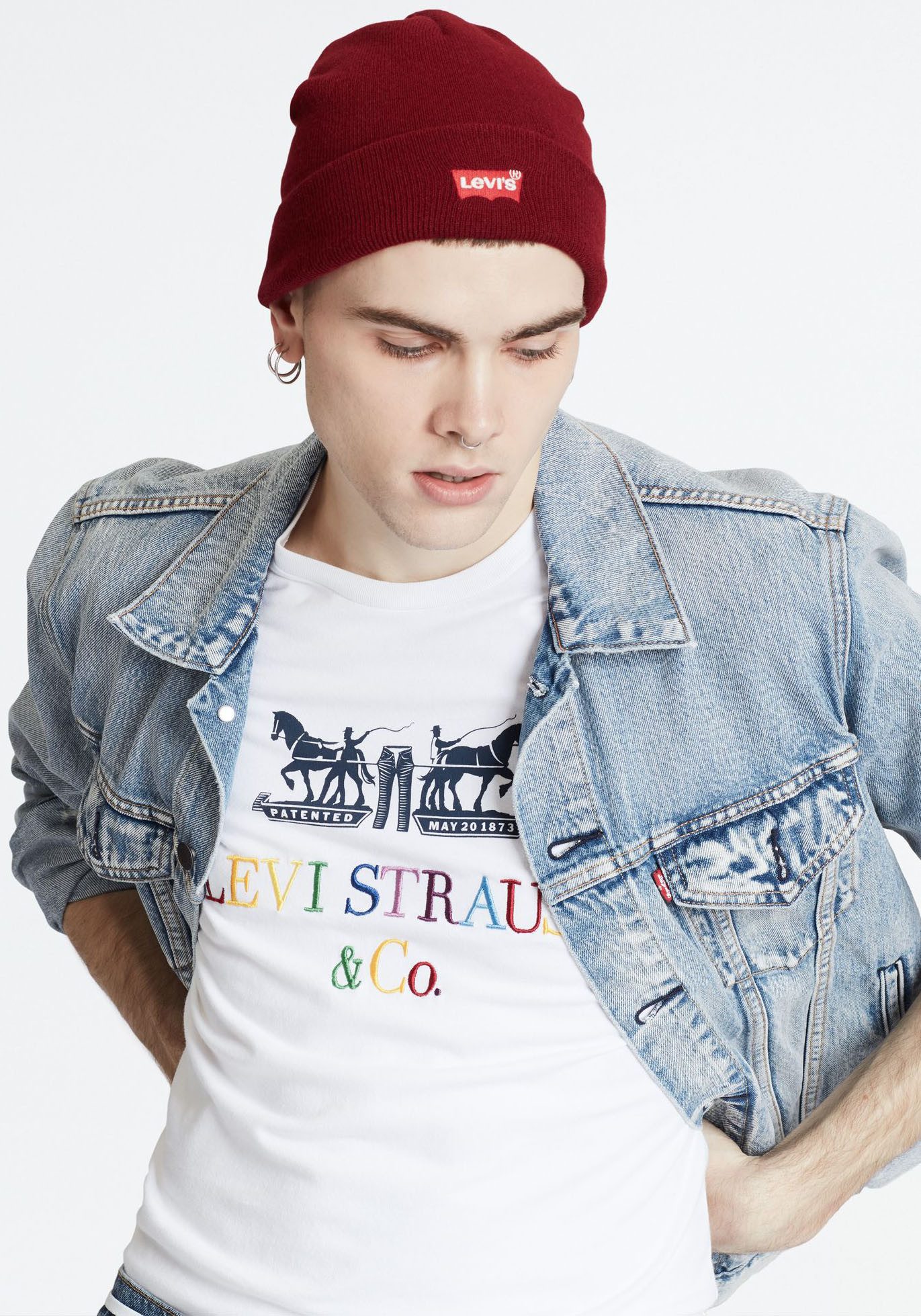 Levi's® Beanie Red Betwing