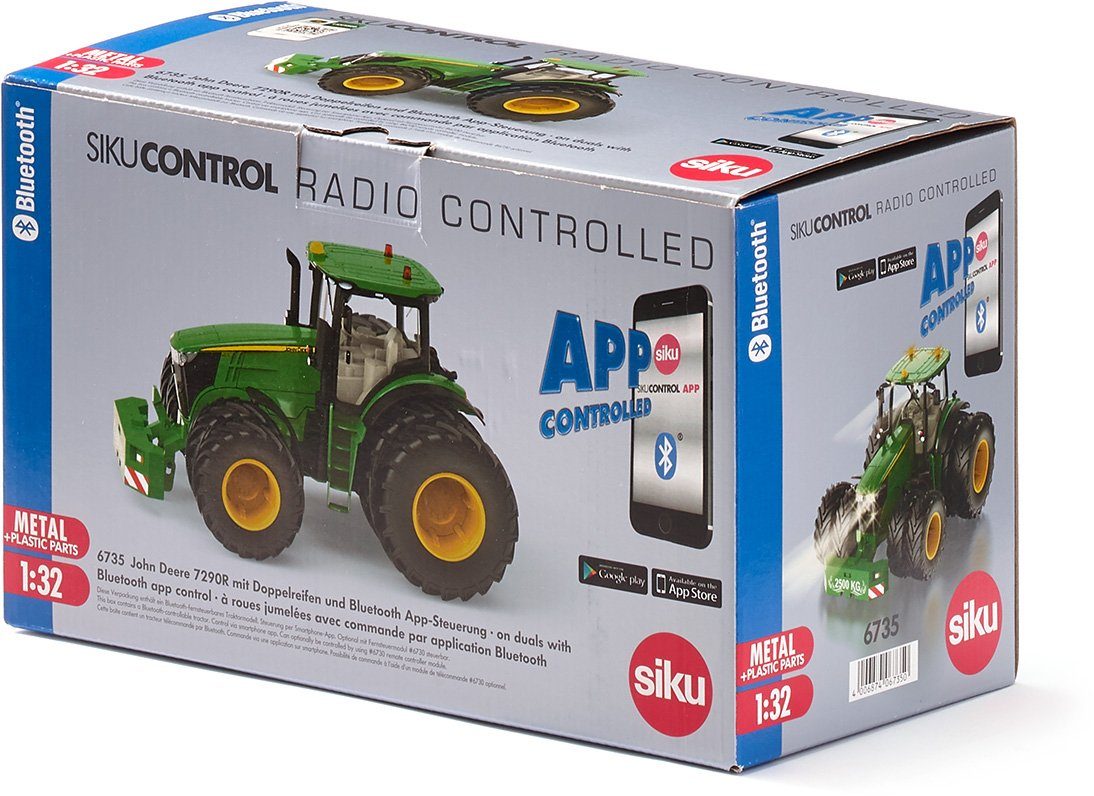 Siku RC-tractor SIKU Control, John Deere 7290R met dubbele banden (6735)