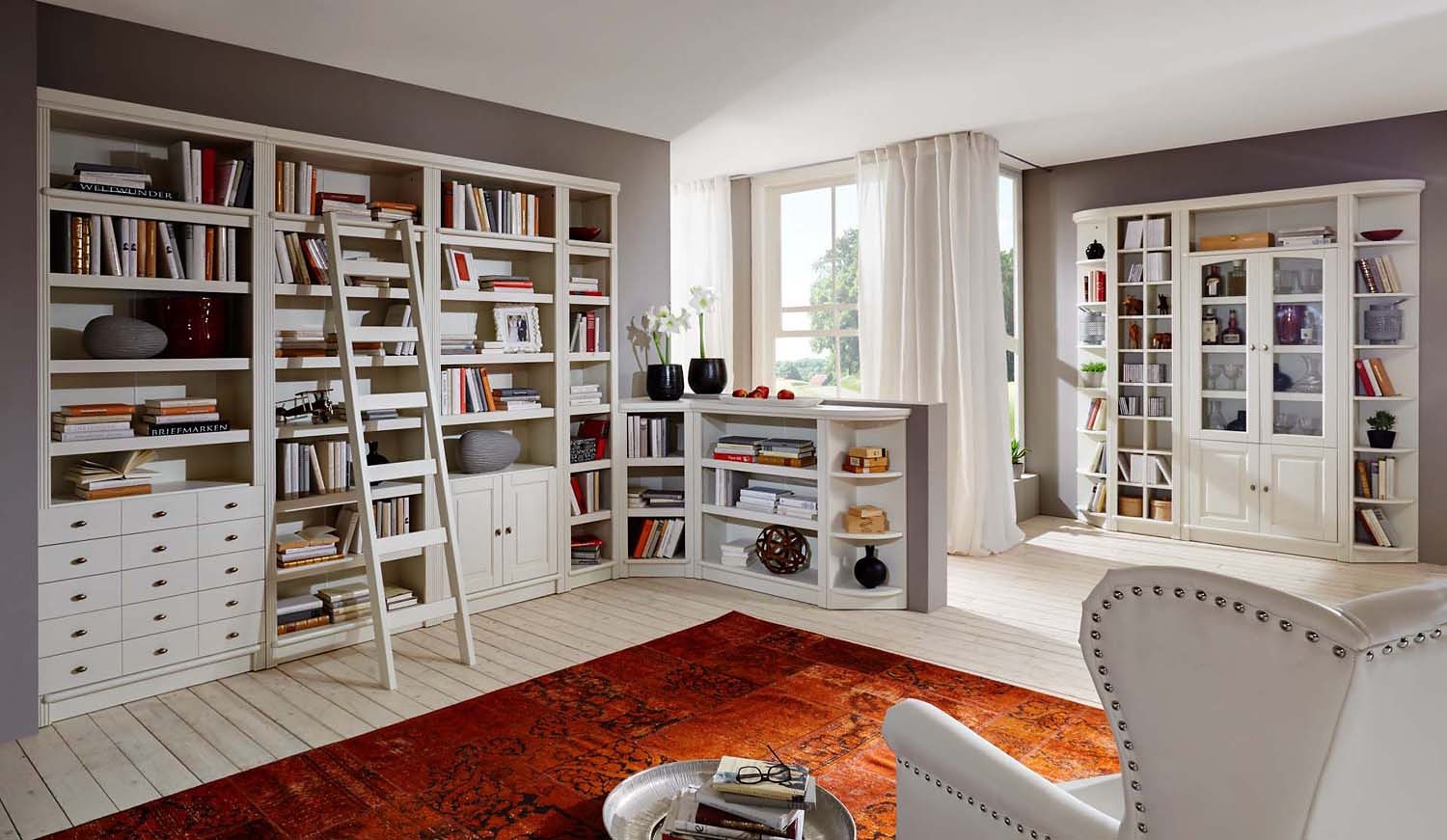 Home affaire Ladderrek Soeren van massief grenen, hoogte 190 cm, functioneel design