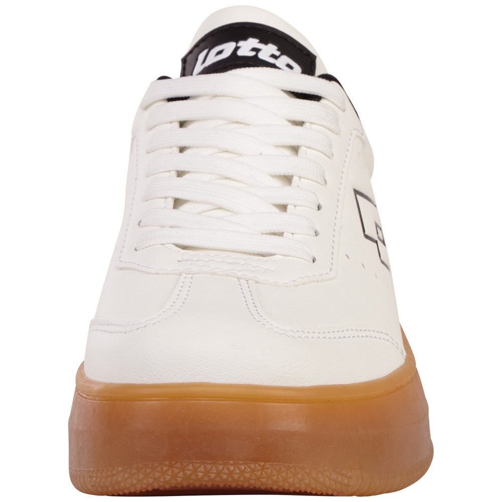 lotto Sneakers op honingkleurige plateau-sneakerzool