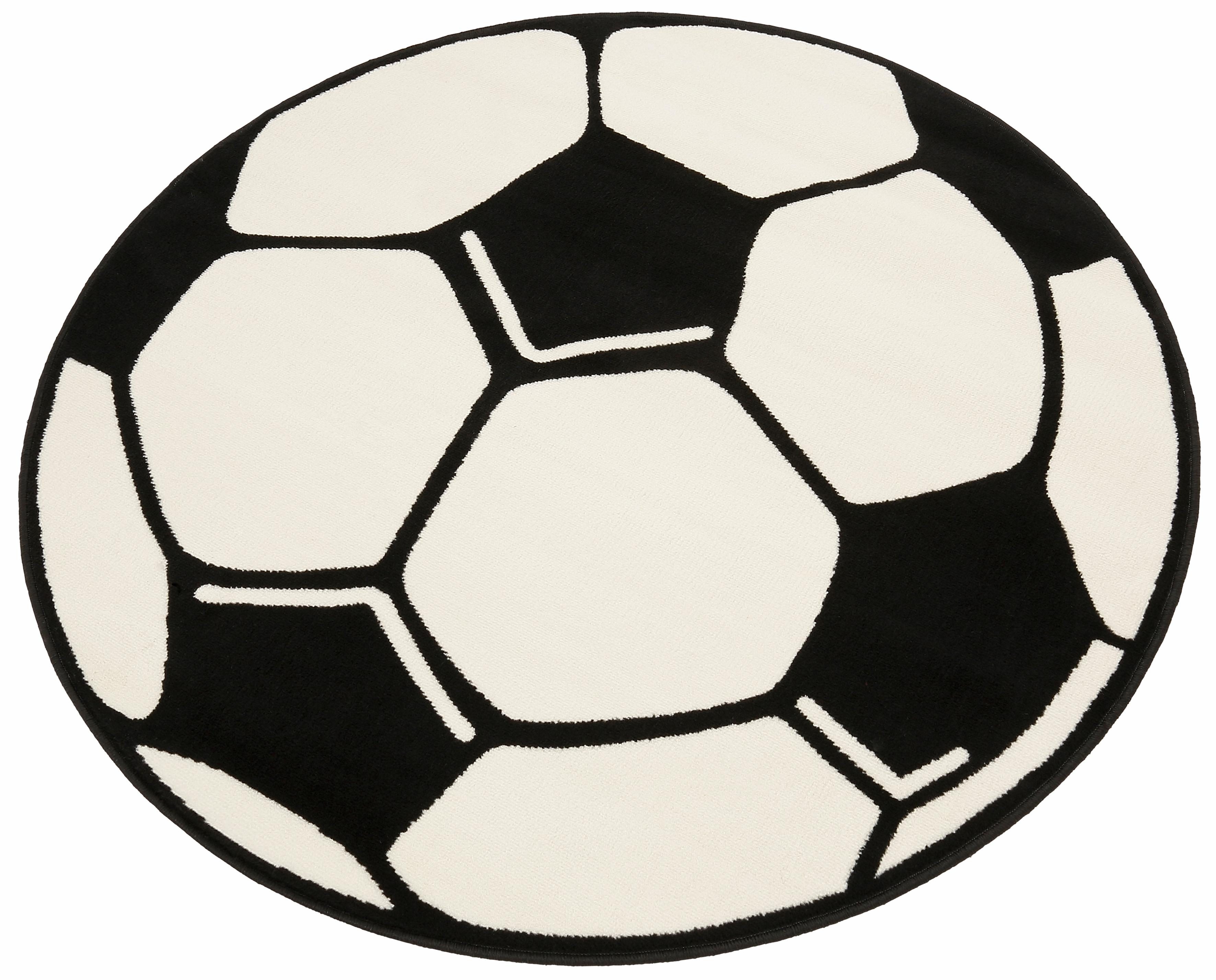 HANSE Home Kindervloerkleed Voetbal Kindervloerkleed, antislip, korte pool, voetbal, kinderkamer, spel