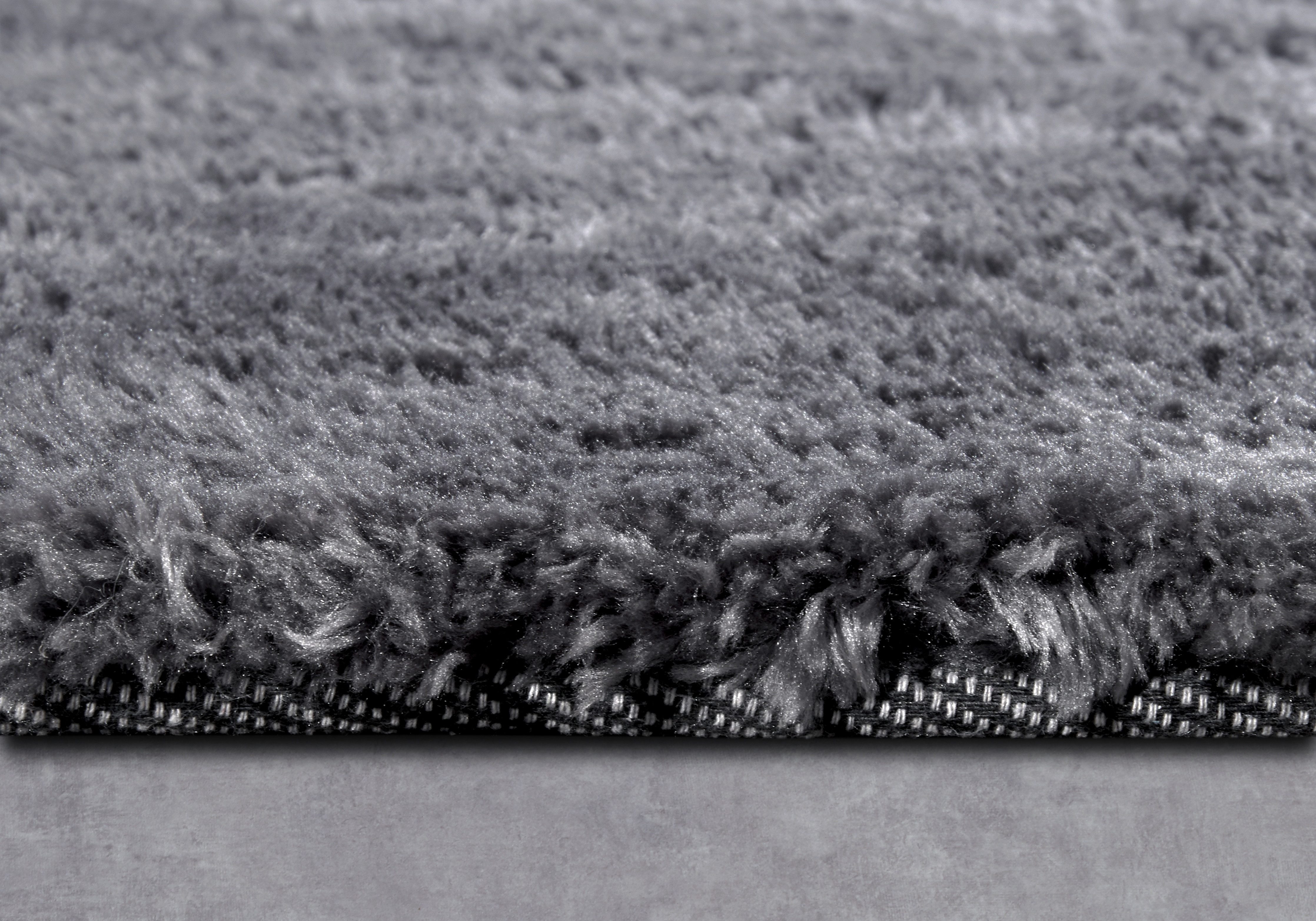 HANSE Home Hoogpolig vloerkleed Olaf Lange pool, shaggy, effen, pluizig, zacht, glanzend, modern, effen