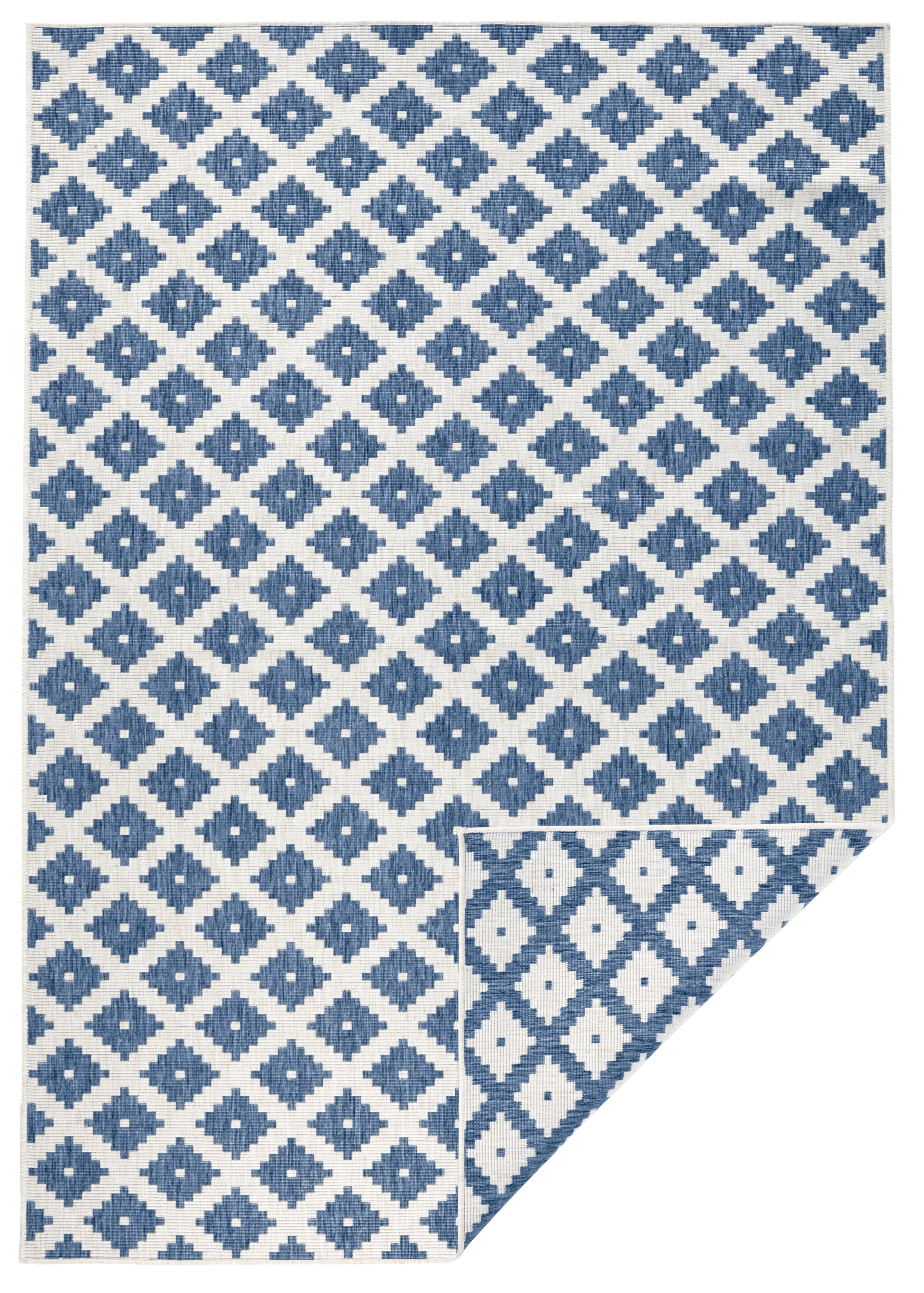 NORTHRUGS Vloerkleed Nizza omkeerbaar tapijt Binnen- en buitengebruik, weerbestendig, balkon, loper, woonkamer, waterbestendig