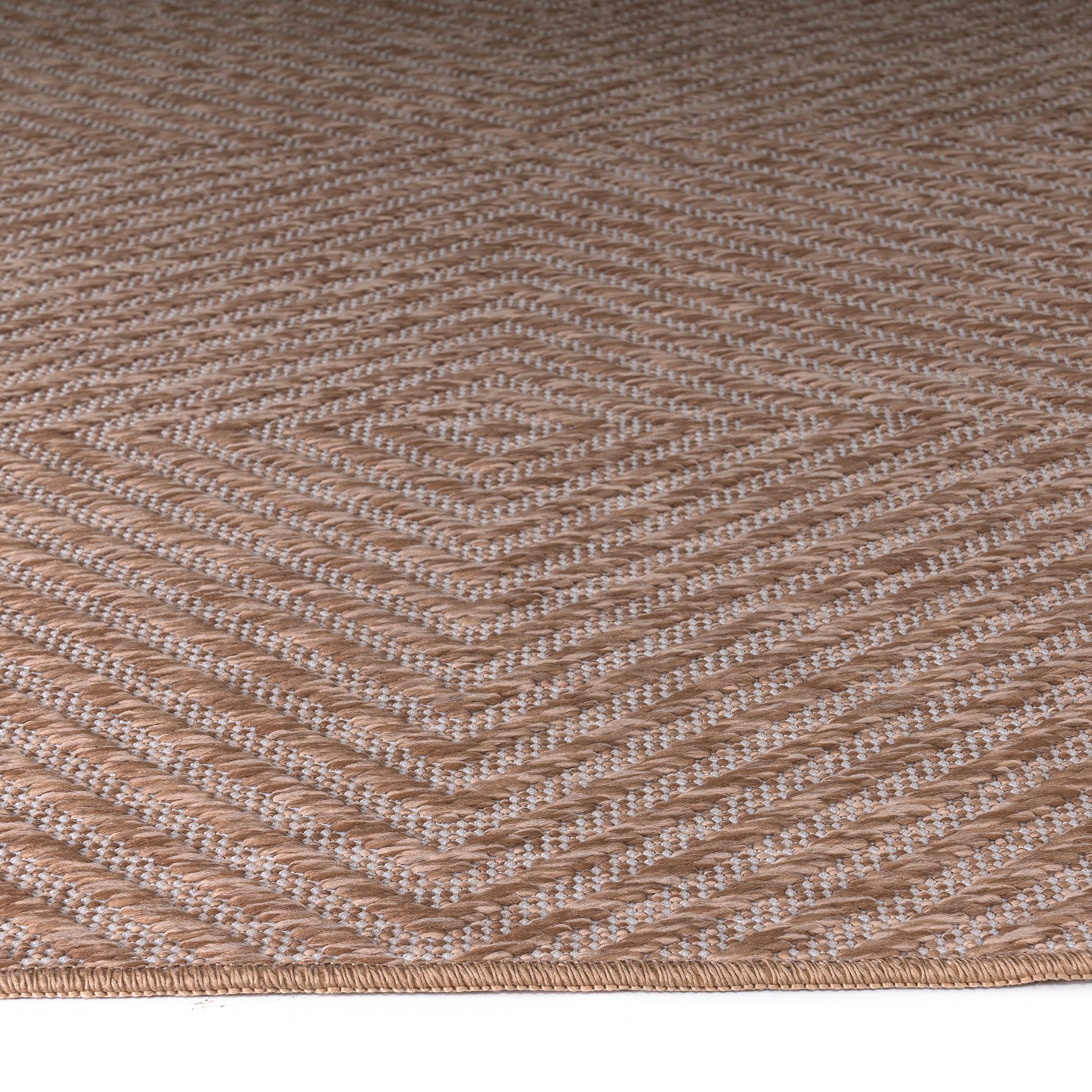 my home Vloerkleed Elsa, geschikt voor binnen en buiten Sisal-look, weerbestendig & UV-bestendig, boho, woonkamer, camping