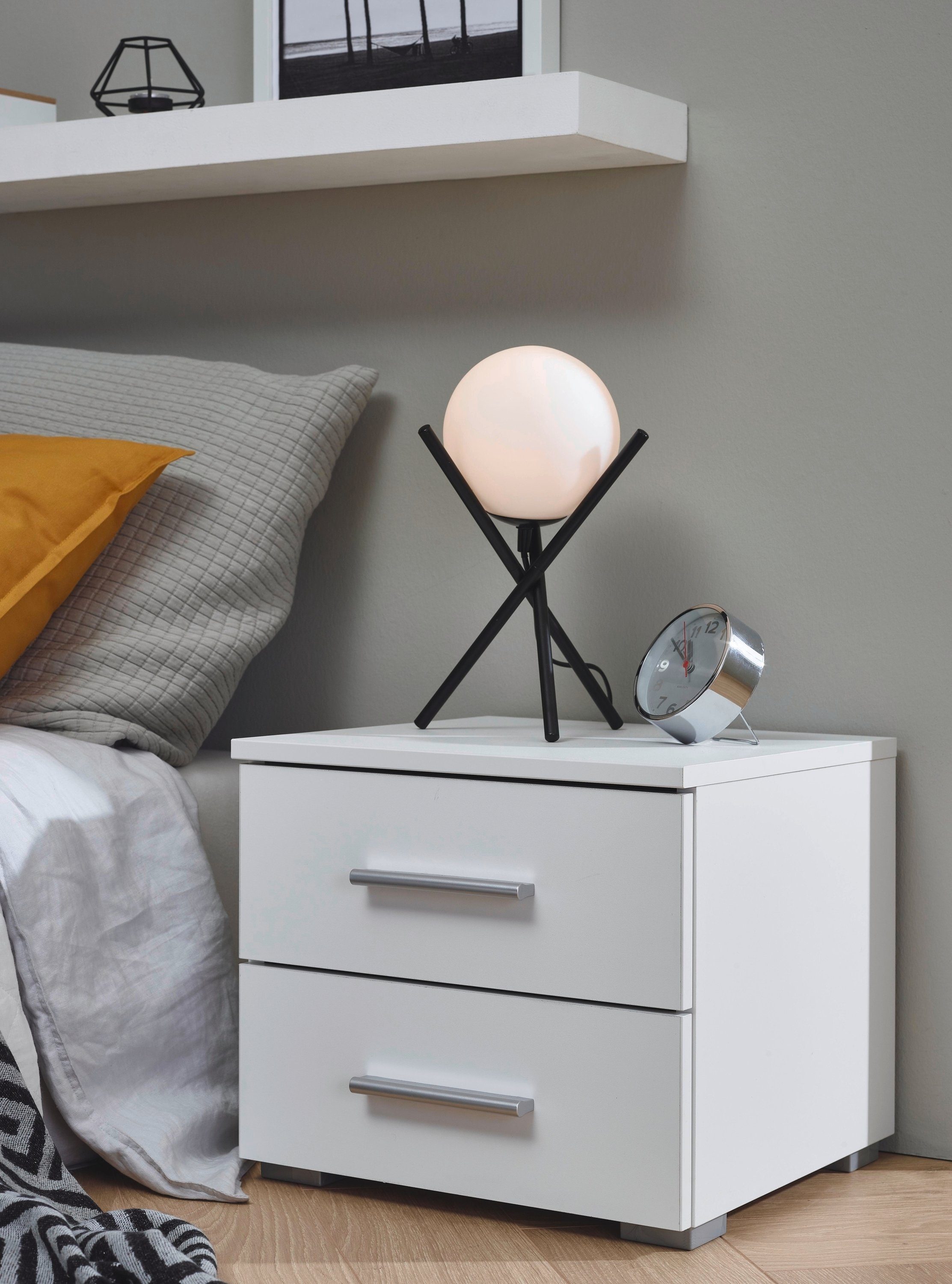 rauch Nachtkastje Base set van 2, optioneel met modern hoogglanzend front (set)