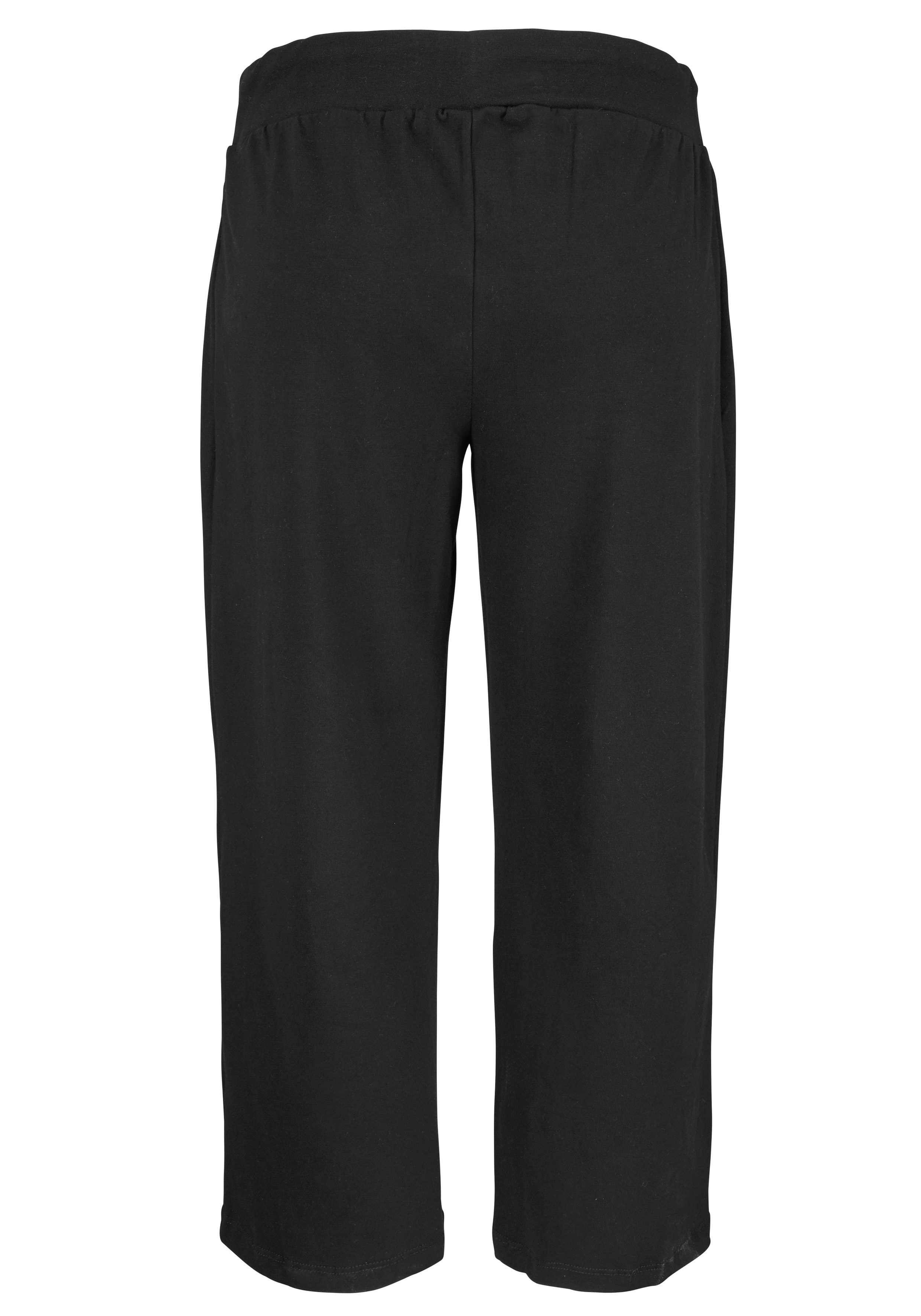 Beachtime 7/8-strandbroek van zachte jersey, wide leg, joggingbroek, loungebroek