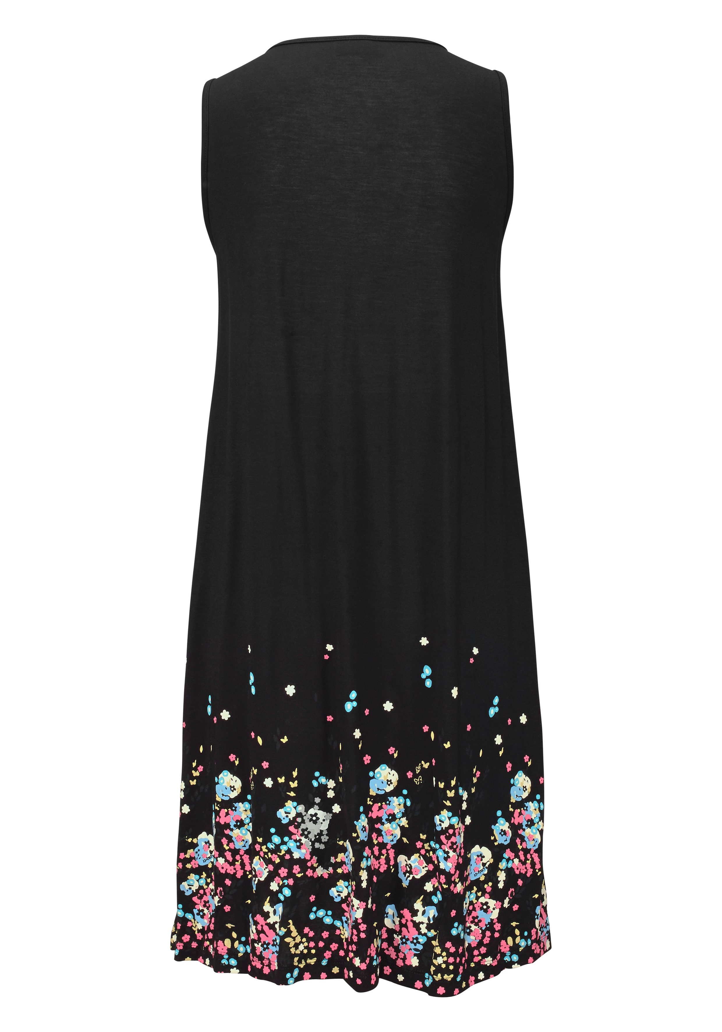 Beachtime Strandjurk met bloemenprint, mini jurk, zomerjurk, strandjurk