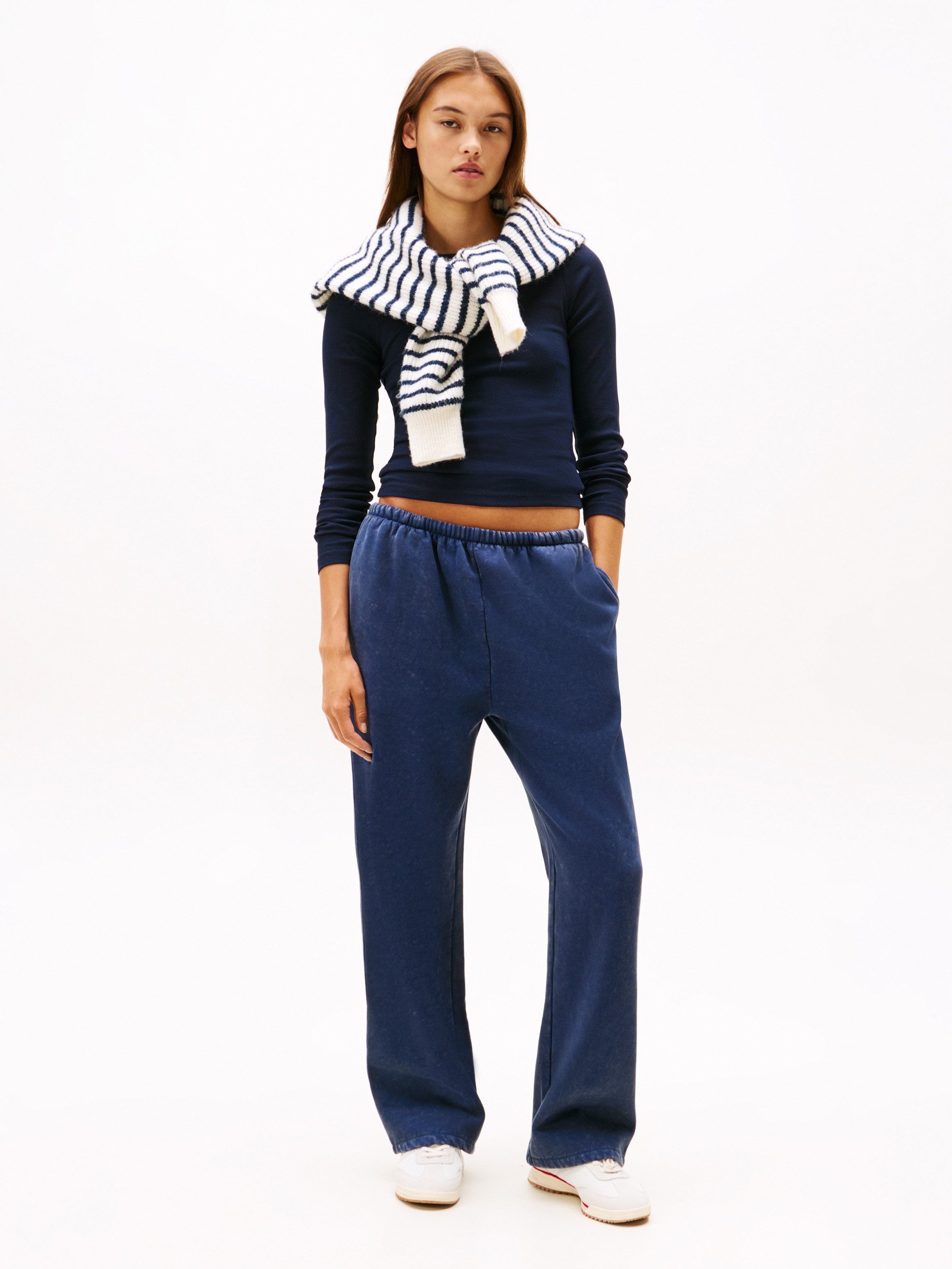 TOMMY JEANS Shirt met lange mouwen TJW 2PACK SLIM ESSENTIAL RIB LS (2-delig, Set van 2)