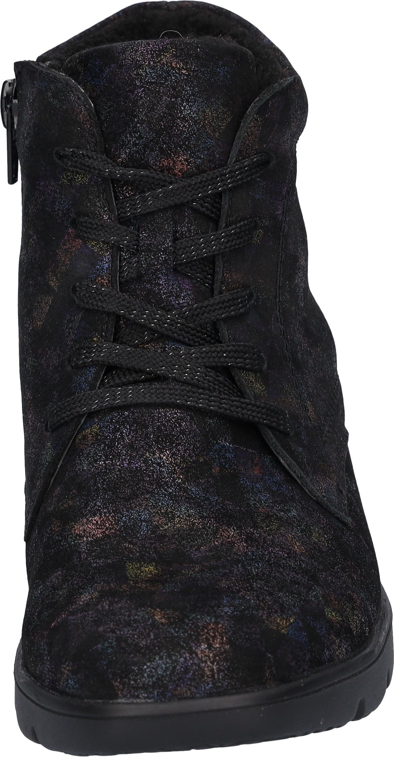 Waldläufer Veterschoenen H-Bruni , winterlaarzen, metallic look, in comfortabele breedte g (= breed)