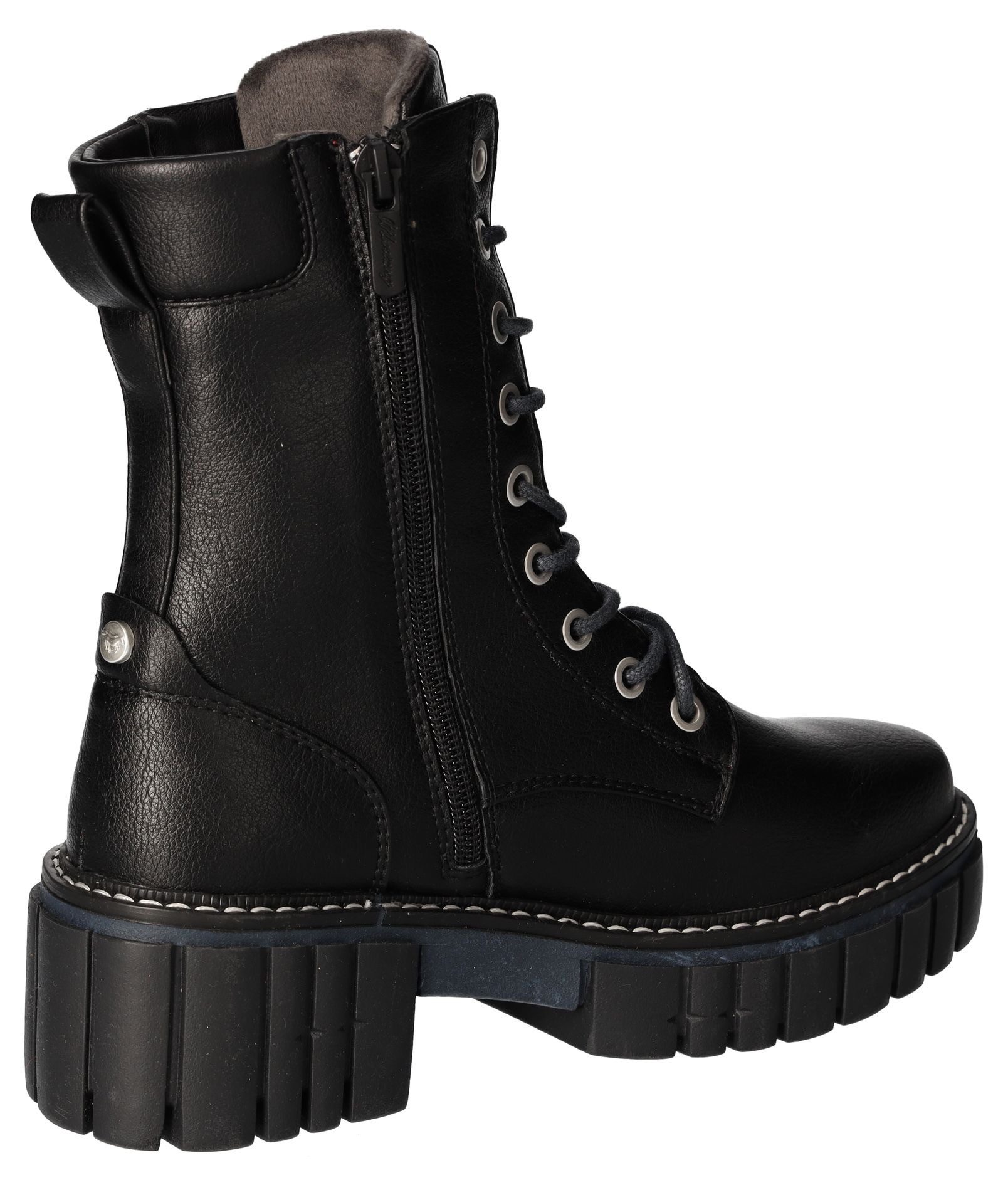 Mustang Shoes Veterschoenen hakken, veterschoenen met sterke profielzool