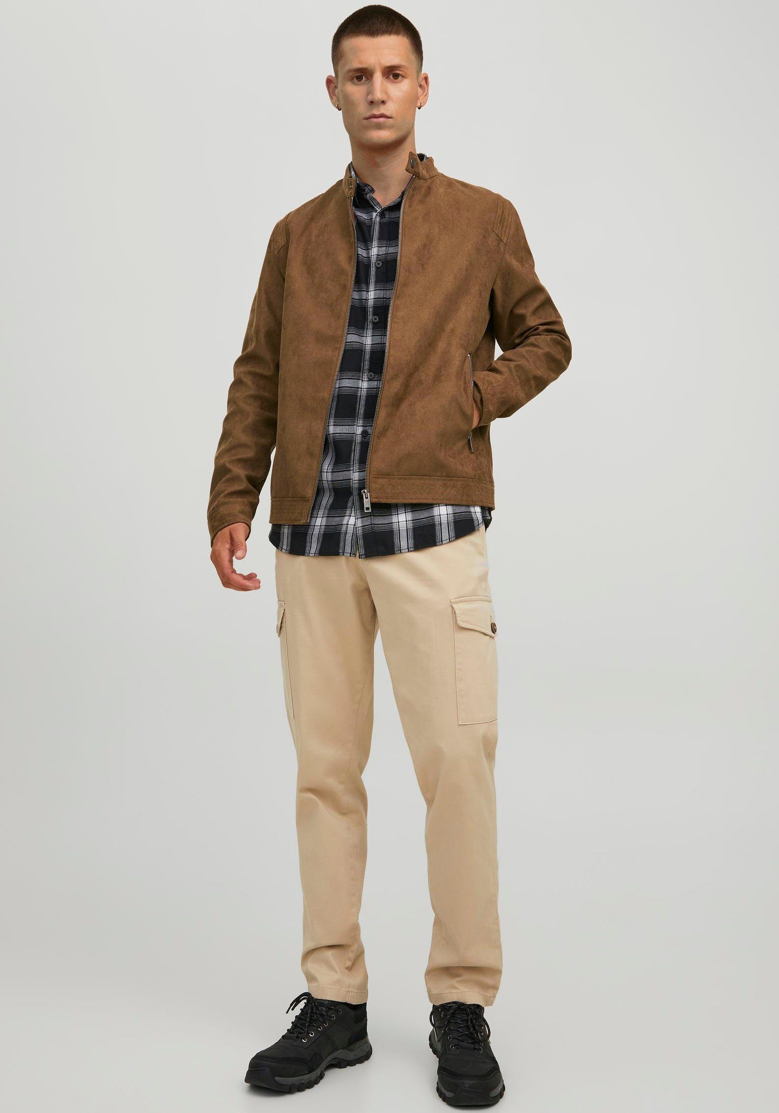 Jack & Jones Bikerjack JJEROCKY CLEAN JACKET NOOS