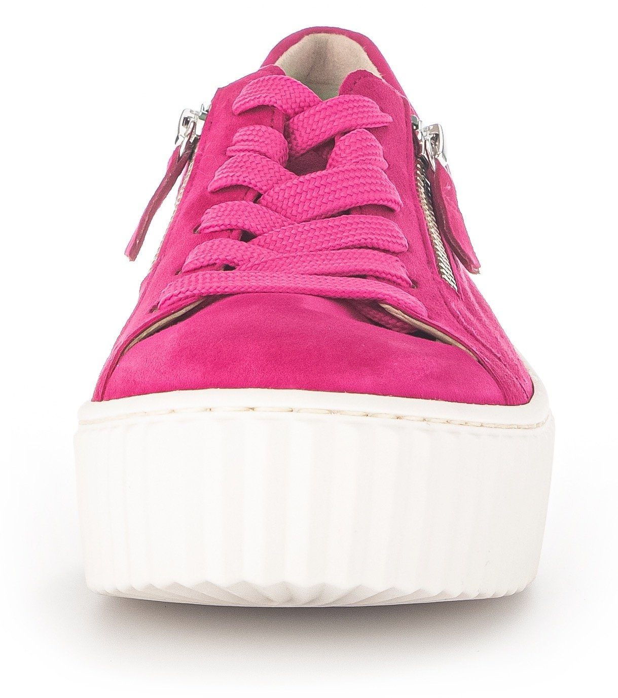 Gabor Plateausneakers met best fitting-uitrusting, vrijetijdsschoen, lage schoen, veterschoen