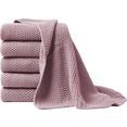primera deken breisel in eenvoudige effen kleuren roze