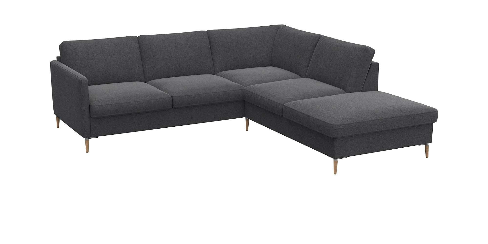 FLEXLUX Hoekbank Fiore, L-vorm, super comfortabel door koudschuim in de zitting