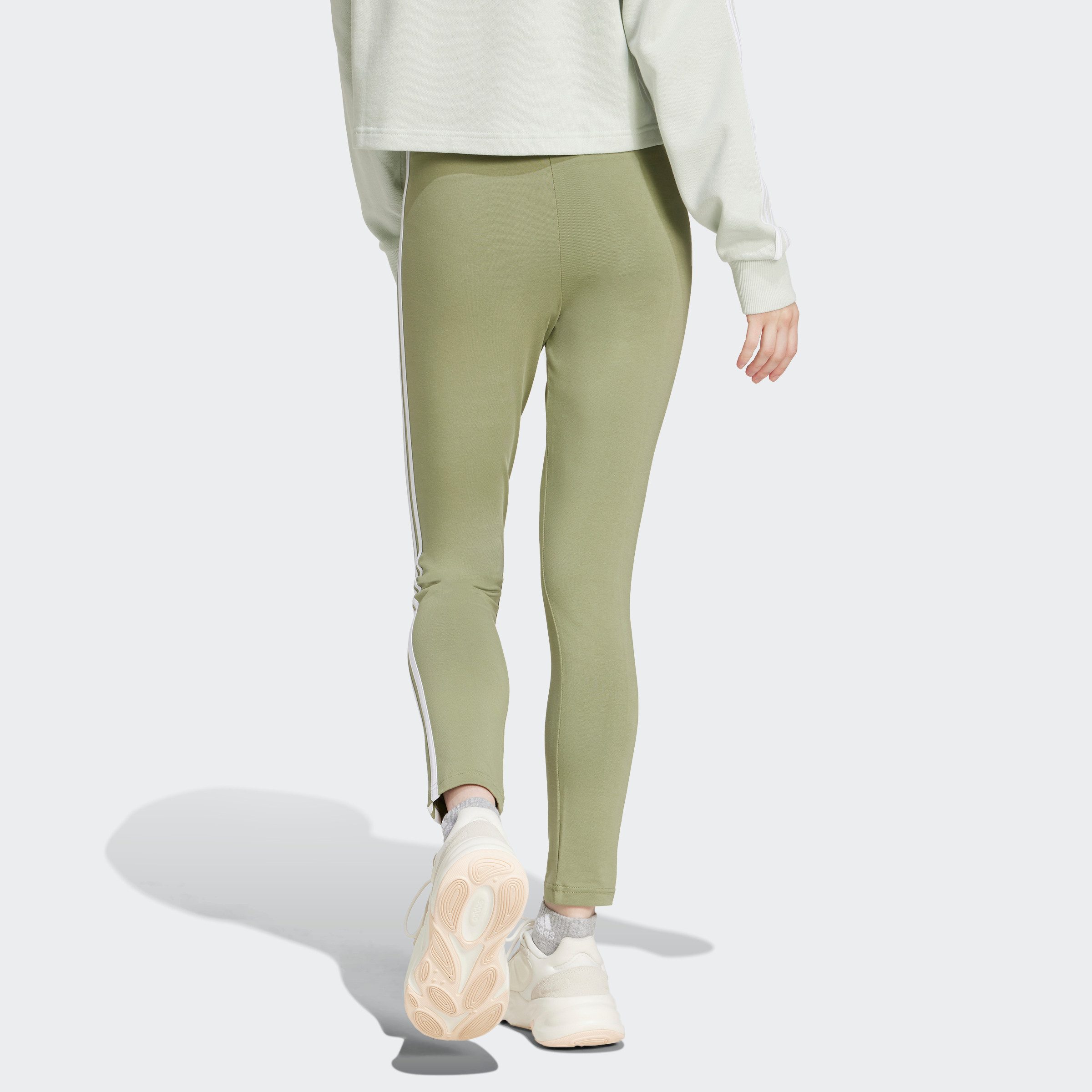 adidas Sportswear Legging W 3S HW LG (1-delig) dames broeken maat S groen
