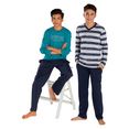 le jogger pyjama in lang model (set, 2-delig) multicolor
