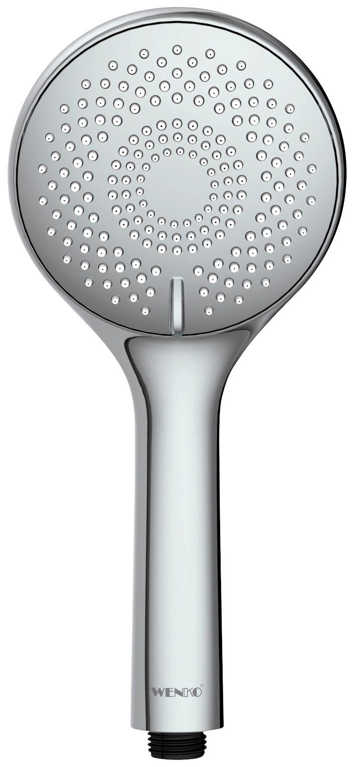 WENKO Handsproeier Watersaving systeem Douchekop Watersaving chroom, diameter 11 cm douchekoppen zilver