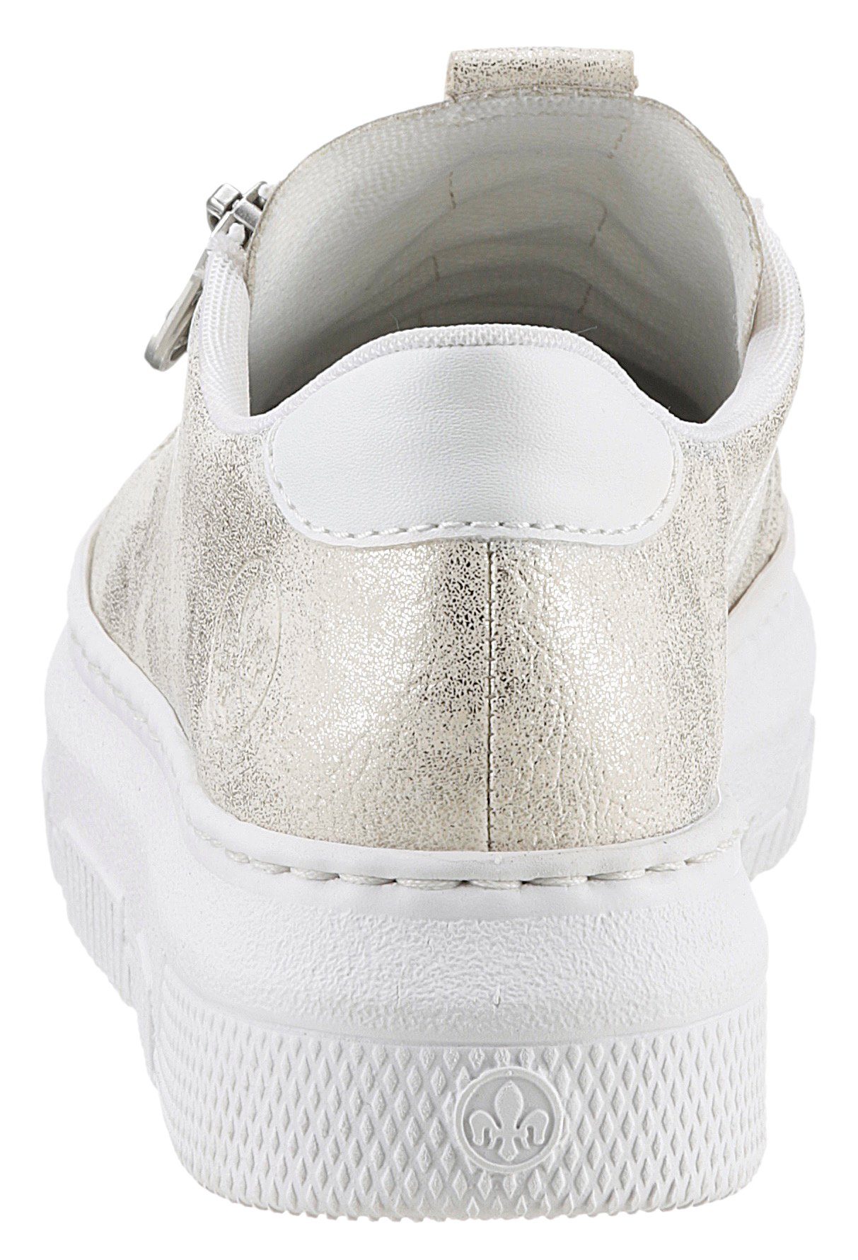 Rieker Plateausneakers Sneaker, slip-on sneaker, slipper met schachtvoering