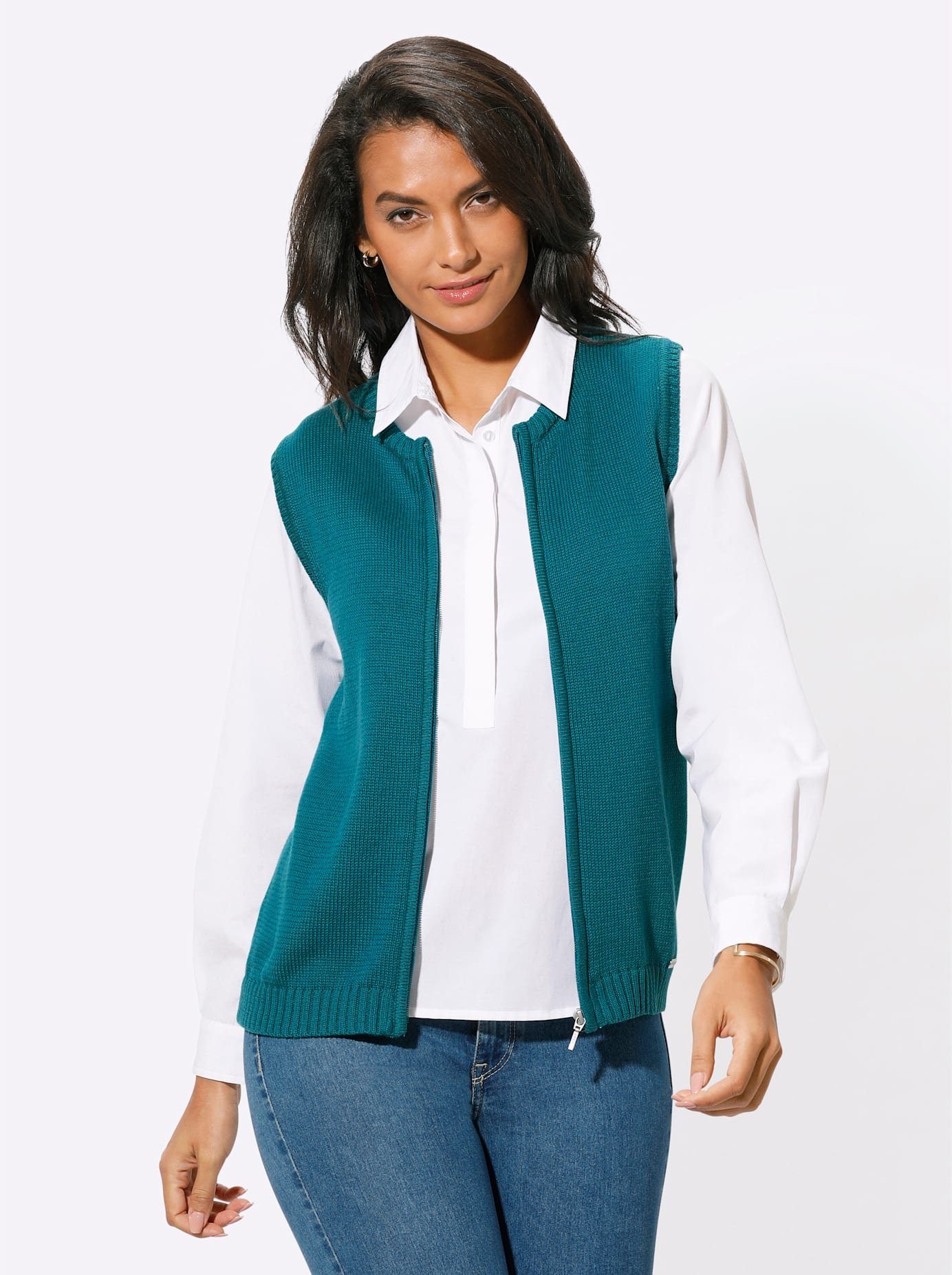 Casual Looks Mouwloos vest