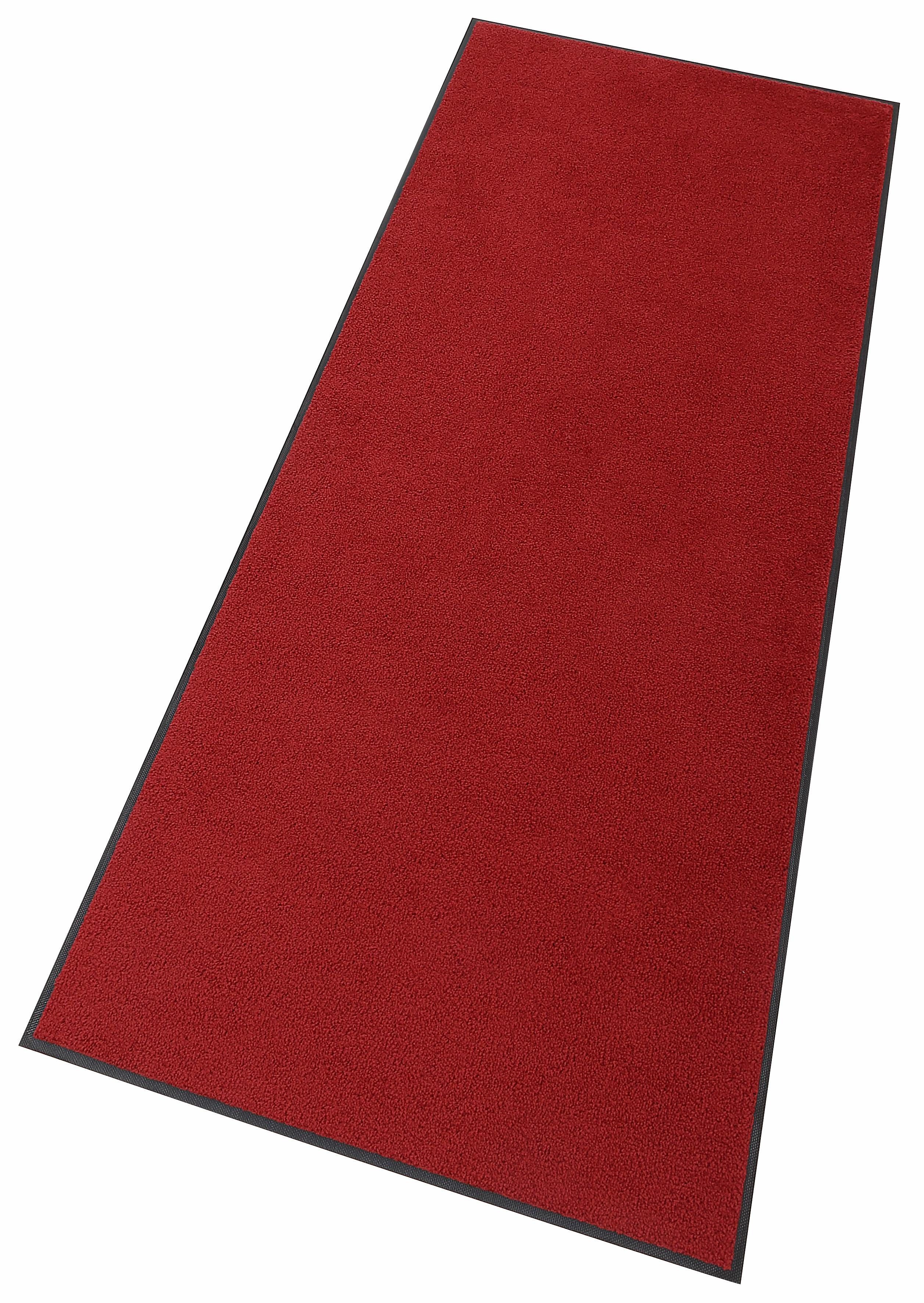 wash+dry by Kleen-Tex Loper Original Uni Inloopmatten, schoonloopmatten, inloopmat, antislip lopers maat (lxb: 120x75 cm) rood