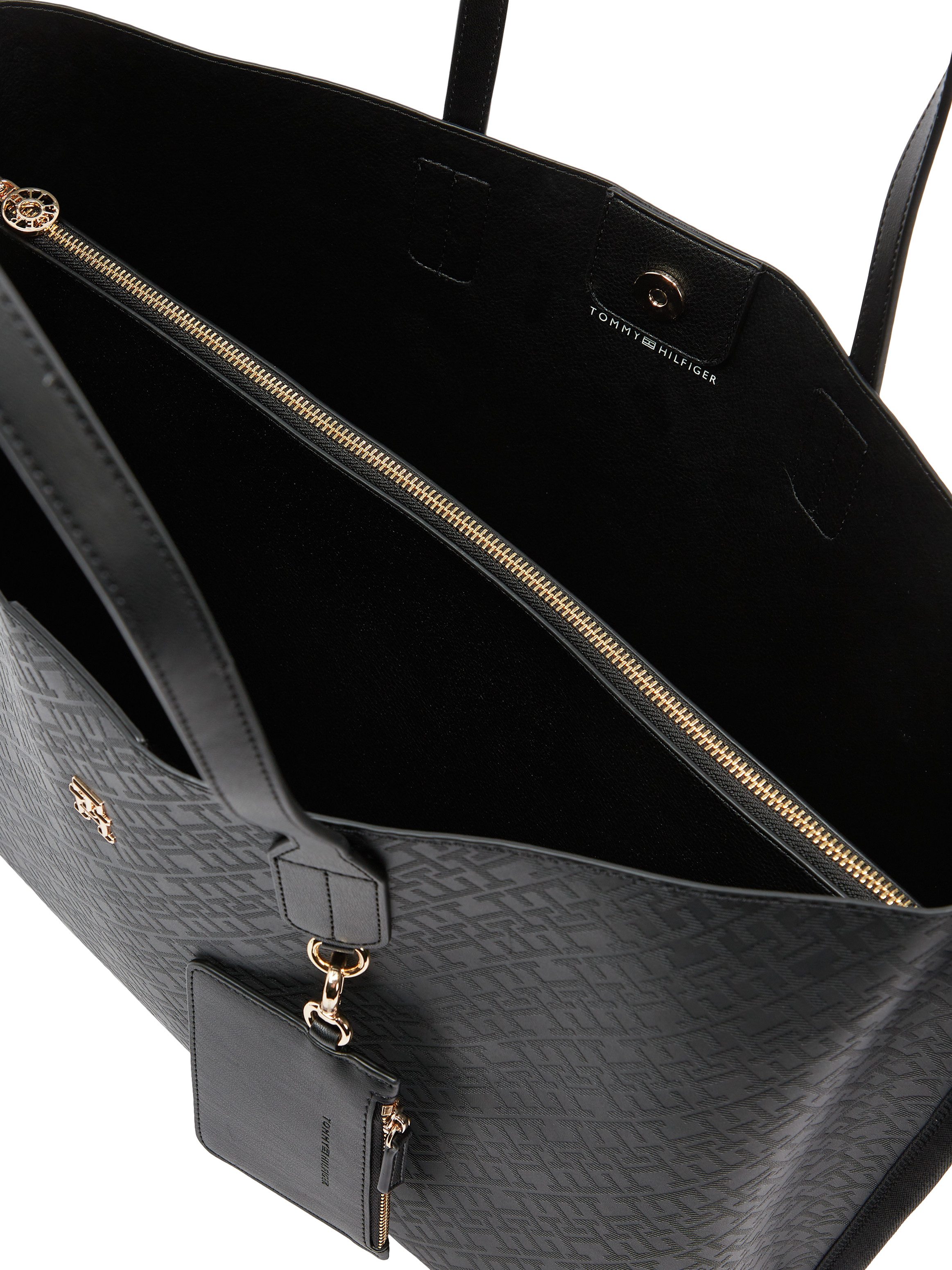 Tommy Hilfiger Draagtas TH DISTINCT TOTE MONO , dames handtas, schoudertas, shopper met th-logo-embleem