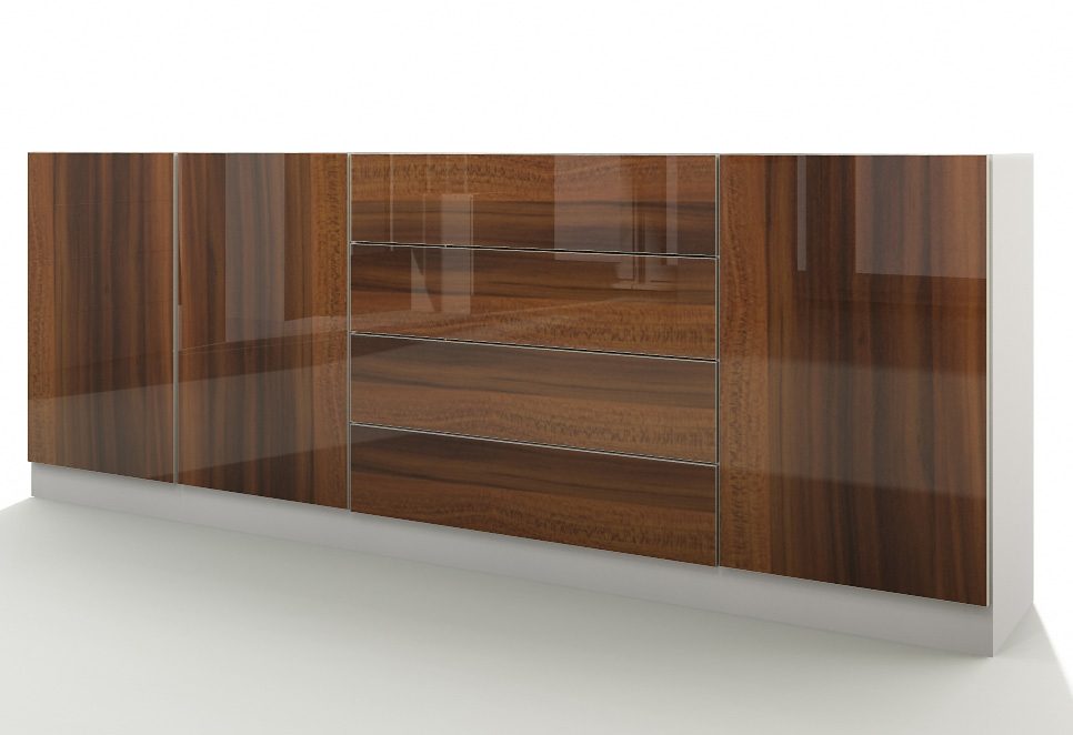 Dressoirs Sideboard Vaasa met push-to-open-functie 547031