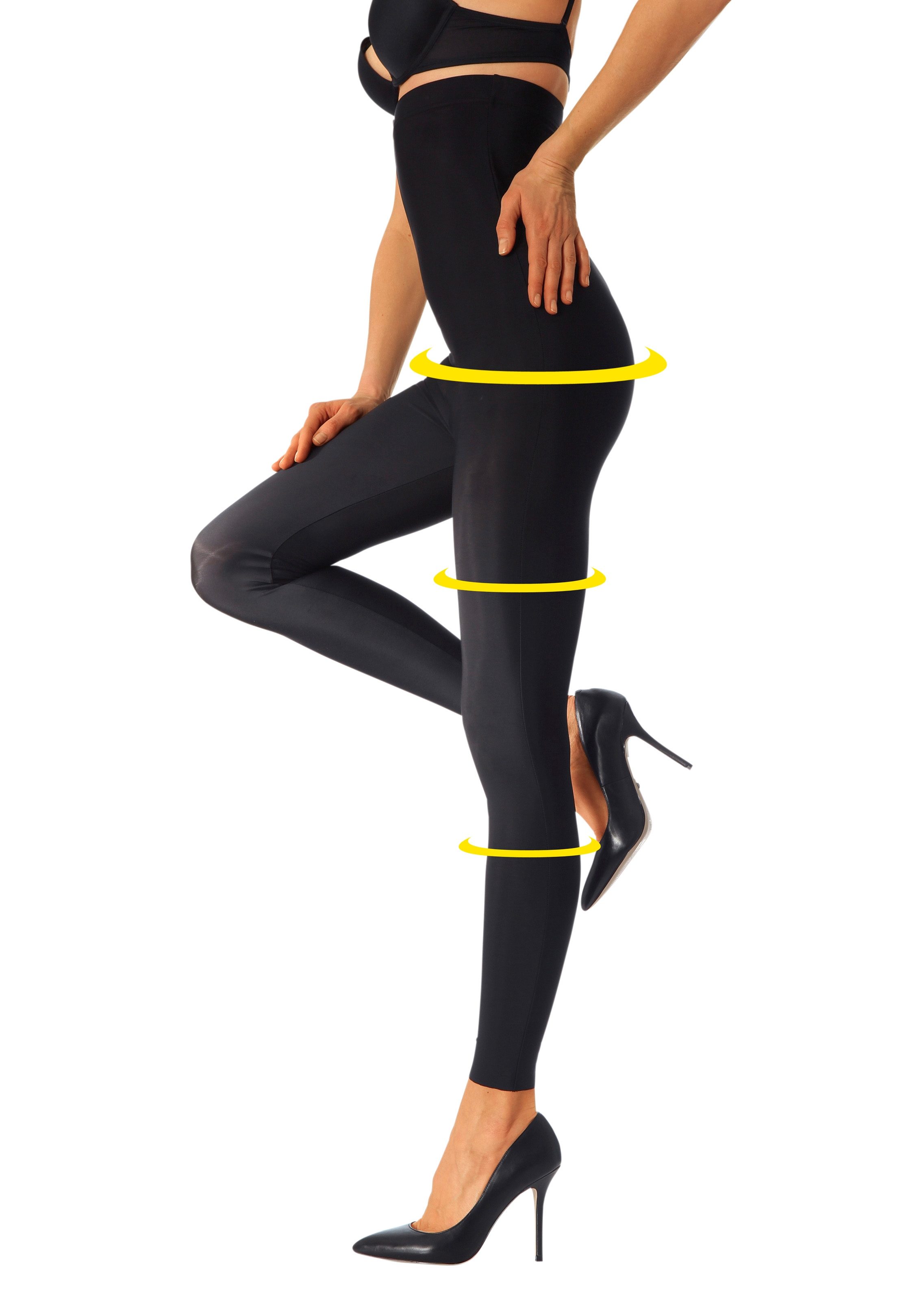 Lascana Highwaist legging met lichte shaping effect, loungewear