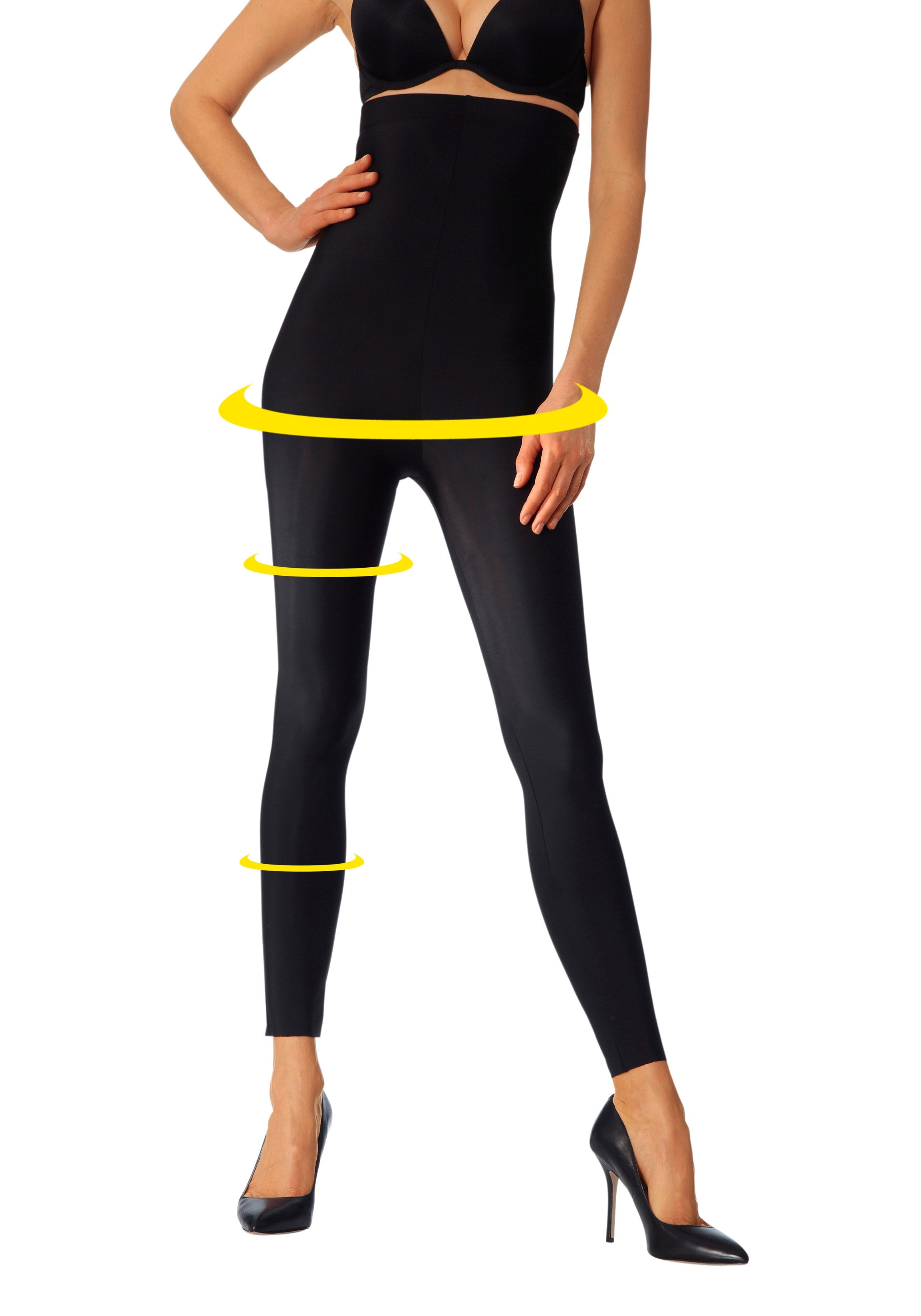 Lascana Highwaist legging met lichte shaping effect, loungewear