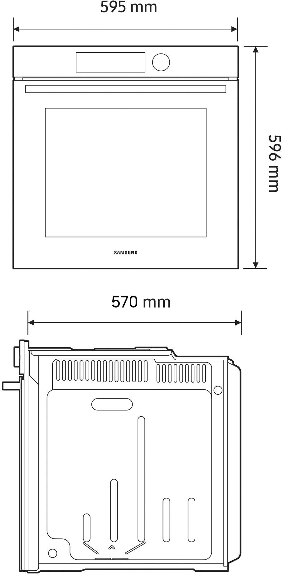 Samsung Inbouwoven NV68A1140BS
