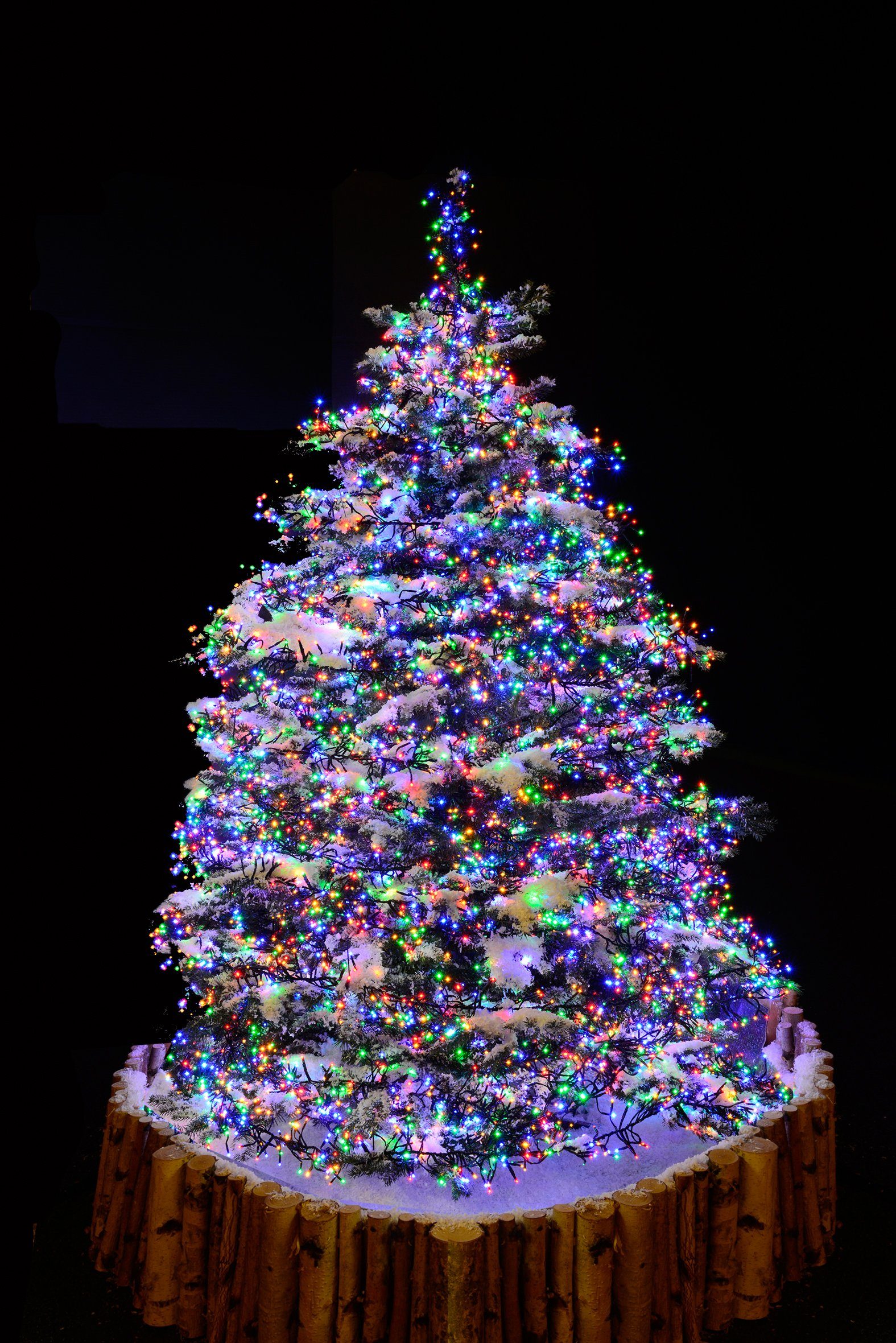 KONSTSMIDE Led-lichtsnoer Kerstversiering buiten Micro-led clusterverlichting Cluster, met 8 functies, 960 dioden (1 stuk)