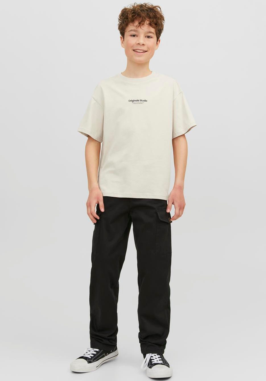 Jack & Jones Junior Shirt met ronde hals JORVESTERBRO TEE SS CREW NECK NOOS JNR