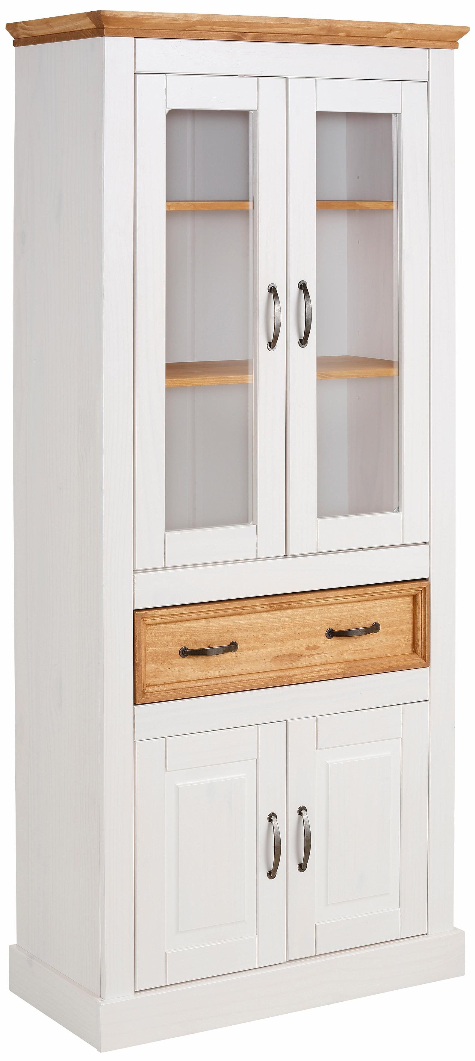 Home affaire Vitrinekast Selma Hoogte 180 cm (2-deurs)