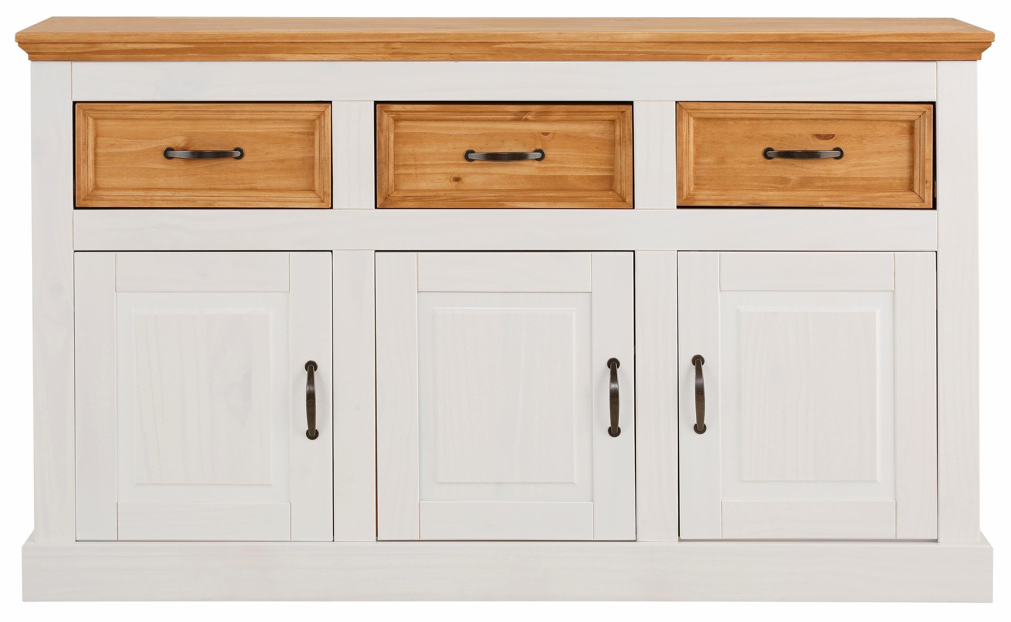Home affaire Dressoir Selma Commode van massief grenenhout, breedte 145 cm