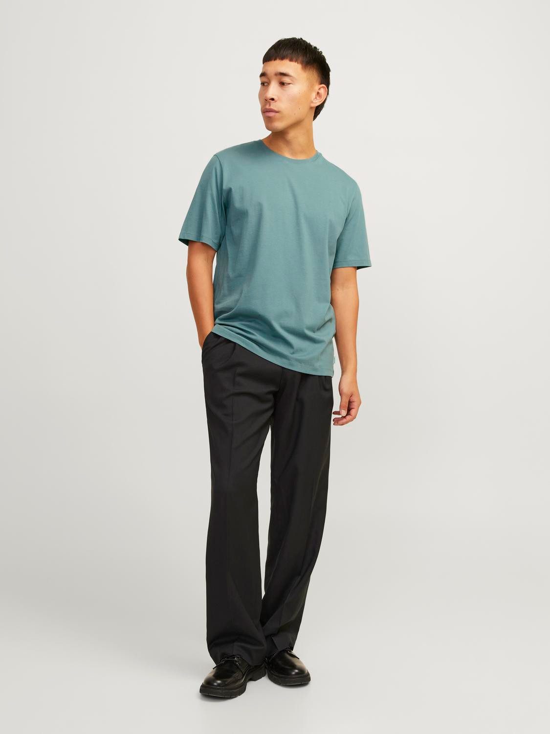 Jack & Jones Shirt met ronde hals JJEORGANIC BASIC TEE SS O-NECK NOOS