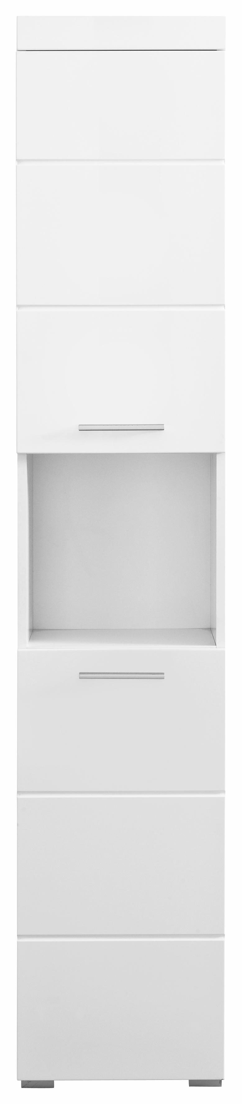 INOSIGN Hoge kast Avena Badkamer hoge kast met open vak, 2 deuren en 2 planken