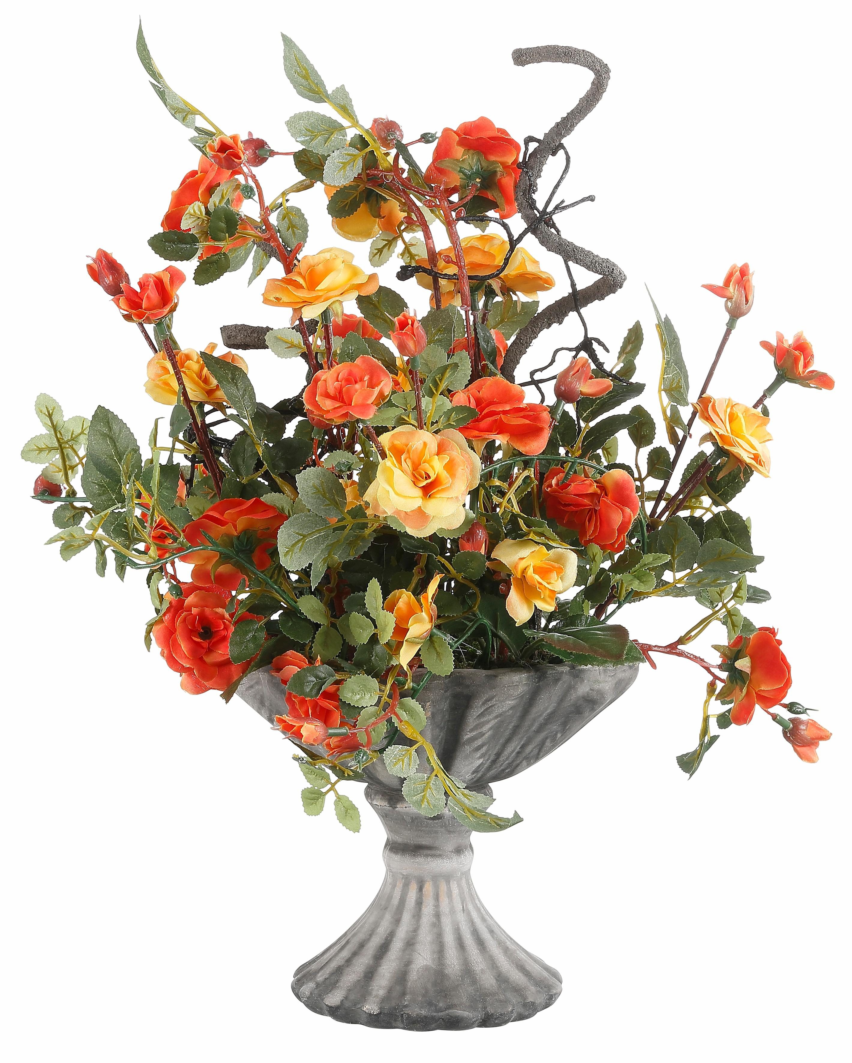 I.GE.A. Kunstplant Wilde rozen (1 stuk)