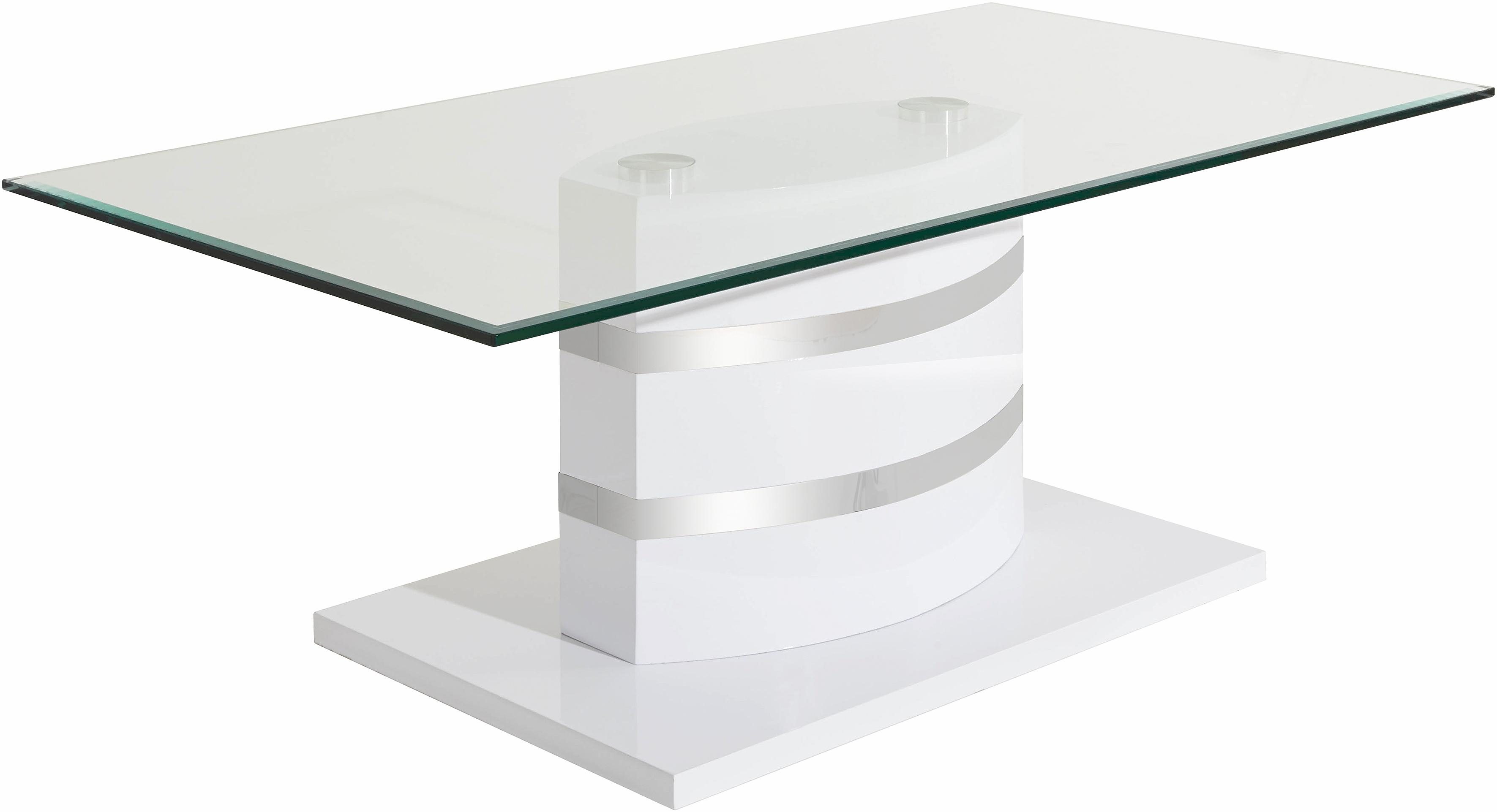 Paroli Salontafel met heldere glasplaat