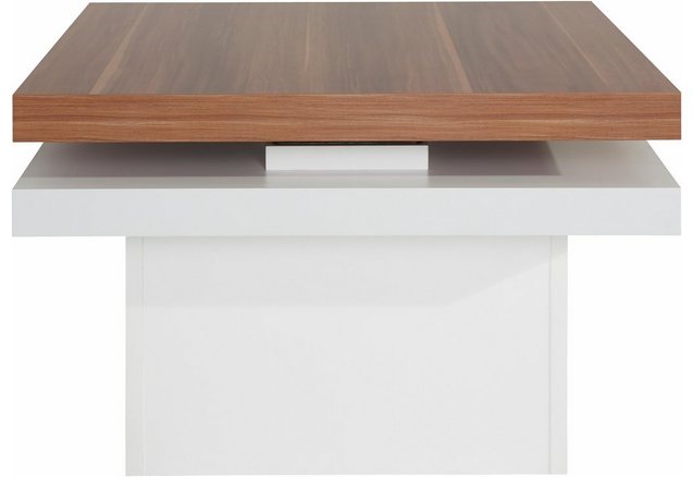 Salontafel met draaibaar tafelblad Salontafel met draaibaar tafelblad