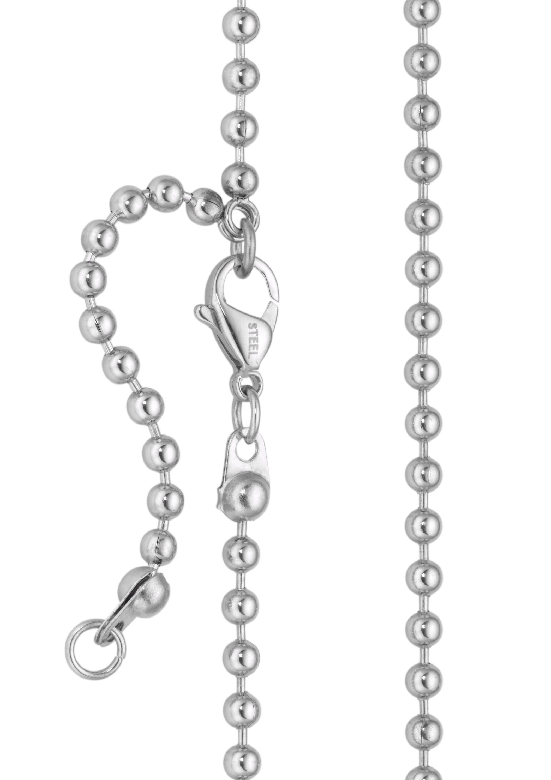 Firetti Edelstalen ketting Sieraad cadeau in bolketting schakeling, 3,0 mm breed