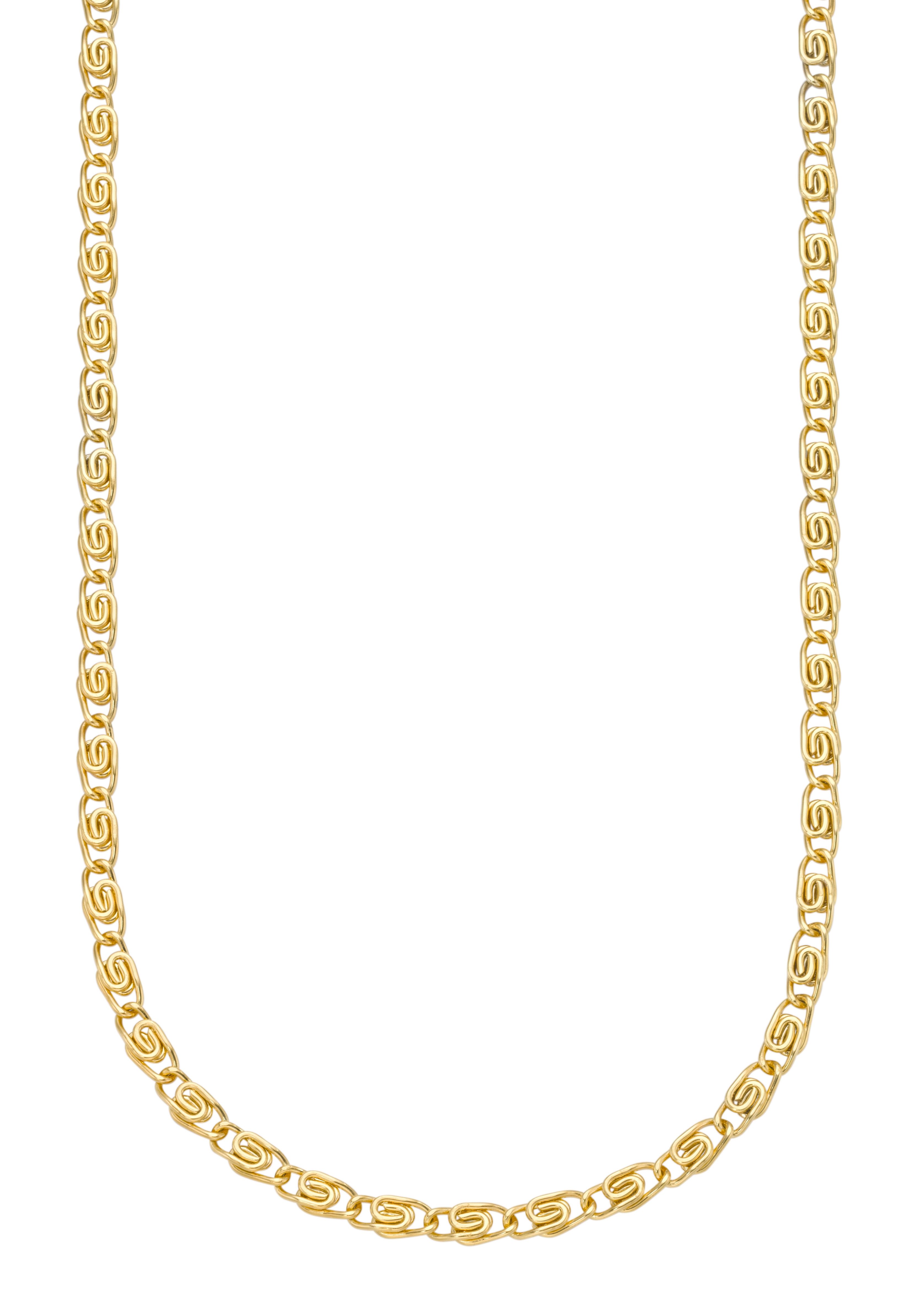 Firetti Edelstalen ketting Sieraad cadeau S-panzerketting, 3,45 mm breed dames kettingen maat 45 goud(kleur)