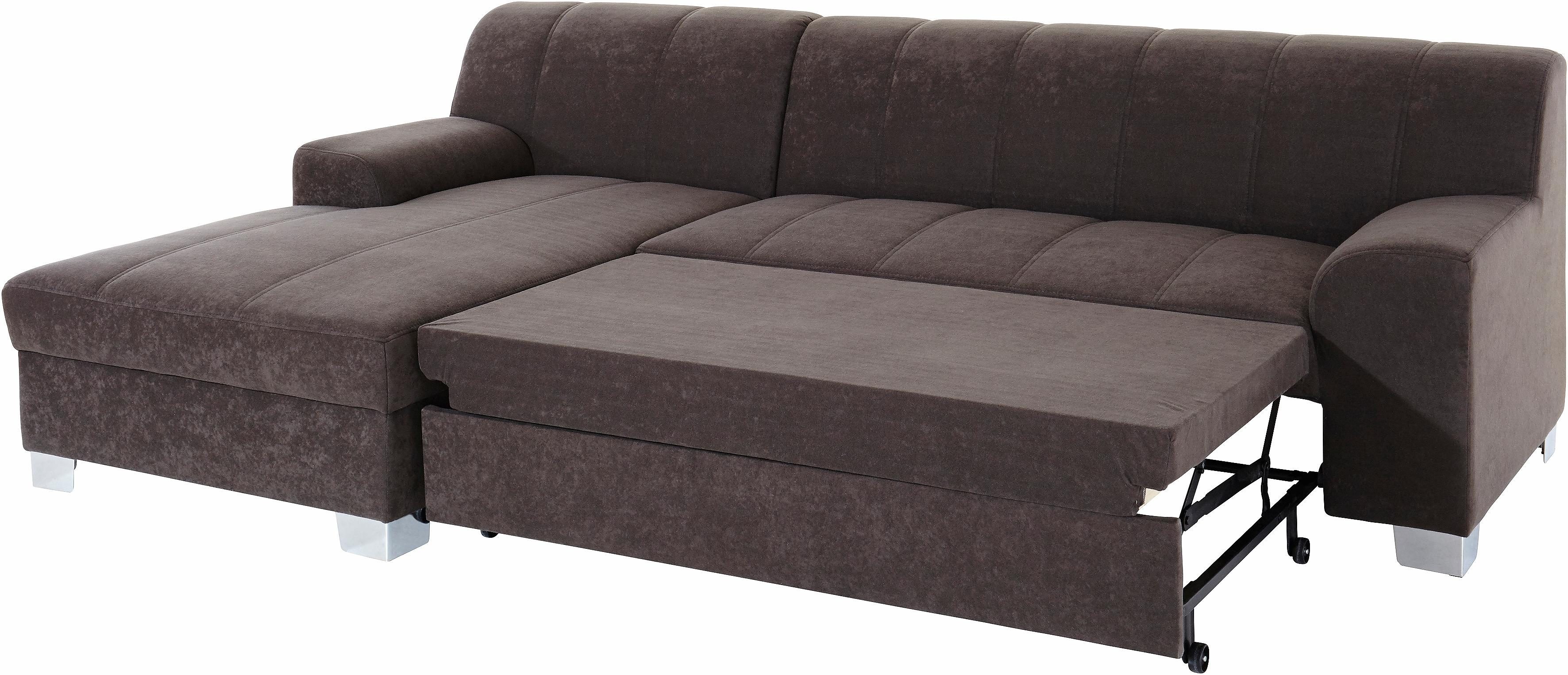 INOSIGN Hoekbank Turah incl. sierkussens, modern doorgestikt, ook in leer naar keuze met slaapfunctie, bedbank, bxdxh: 239x152x75 cm, l-model