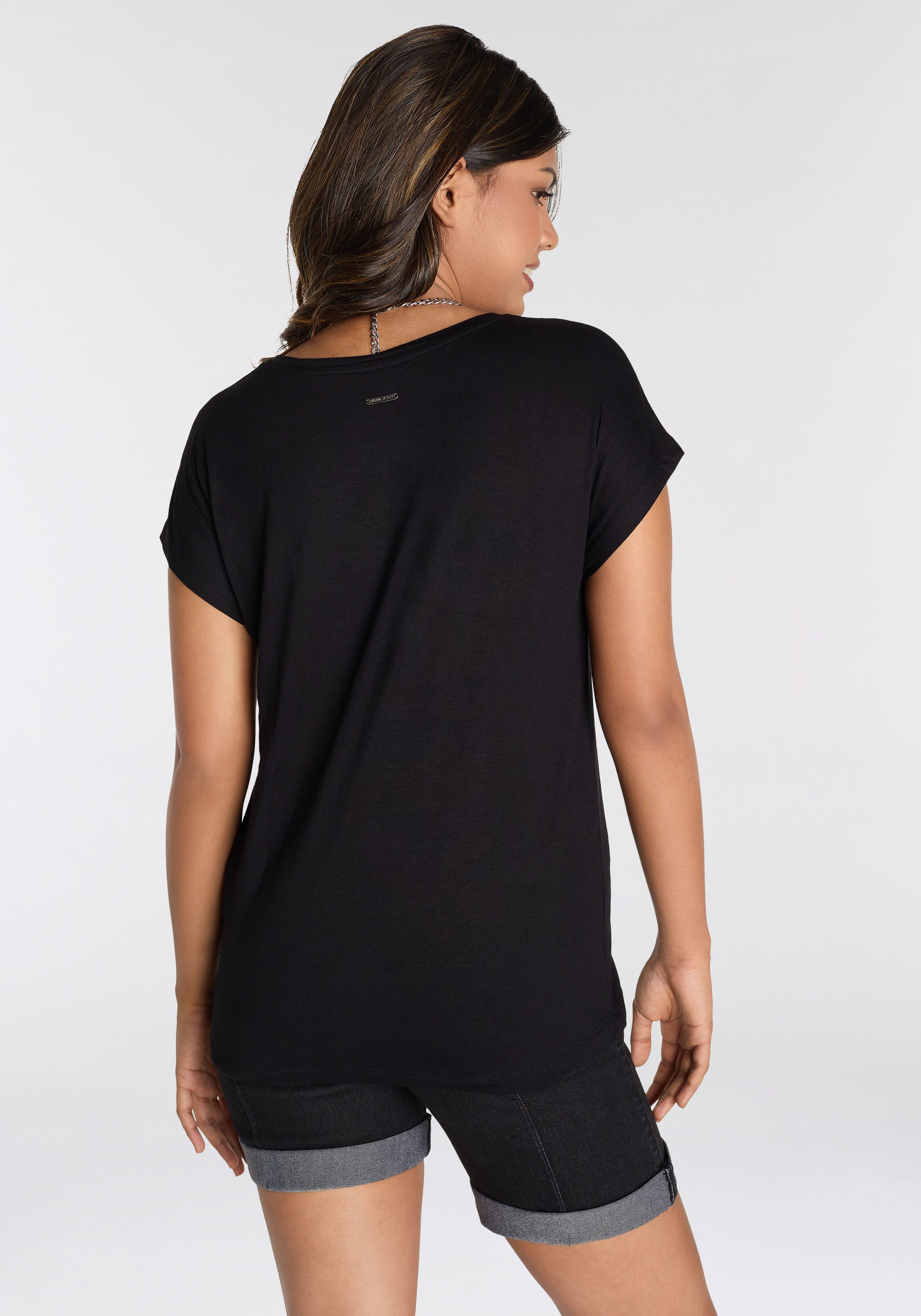 Laura Scott Shirt met korte mouwen met stijlvolle sterren