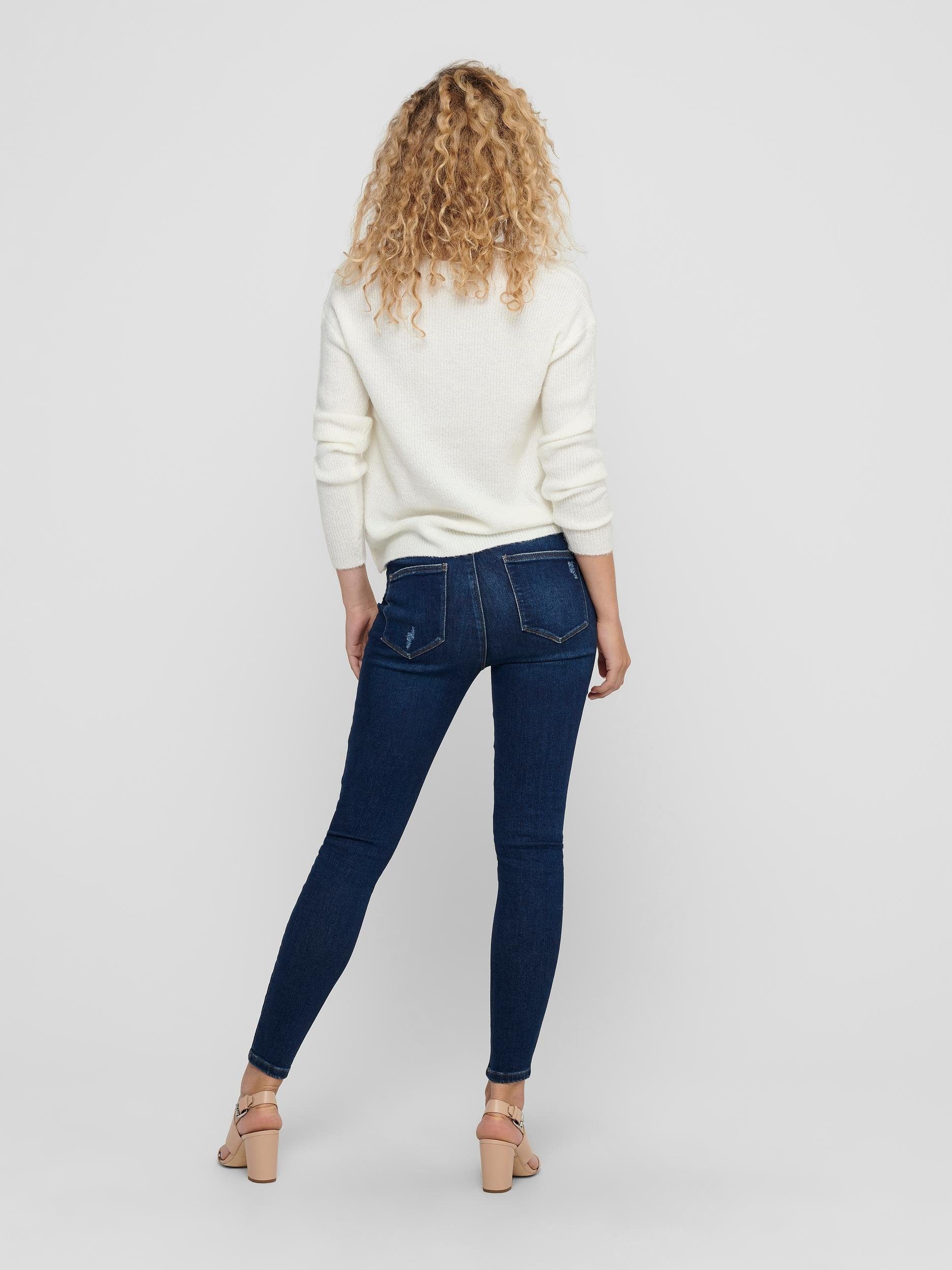 Only Trui met V-hals ONLCAMILLA V-NECK L S PULLOVER KNT NOOS
