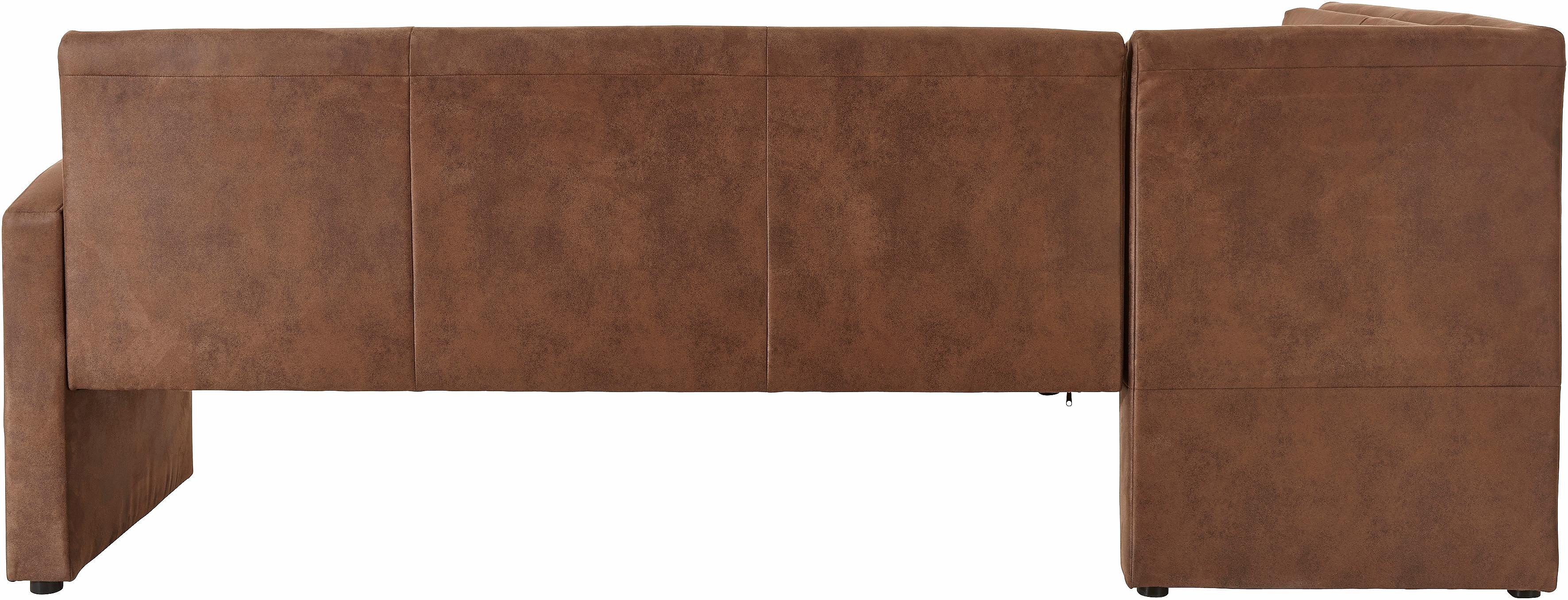 exxpo - sofa fashion Hoekbank Cortado, elegant en modern met hoog zitcomfort hoge bodemvrijheid, mooie detailverwerking, optioneel leren bekleding